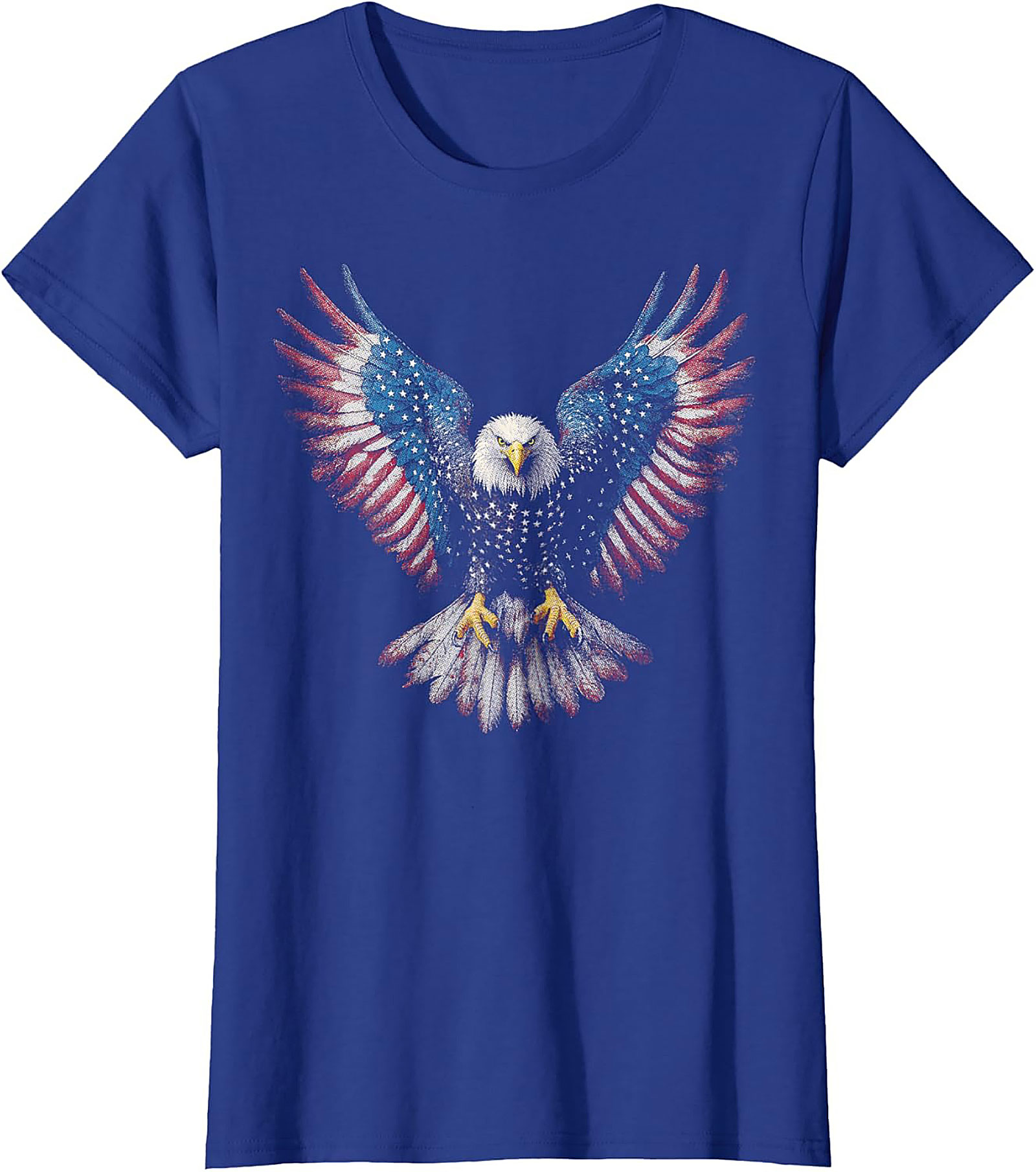 Patriotic Eagle Graphic Tee | American Flag Unisex Shirt
