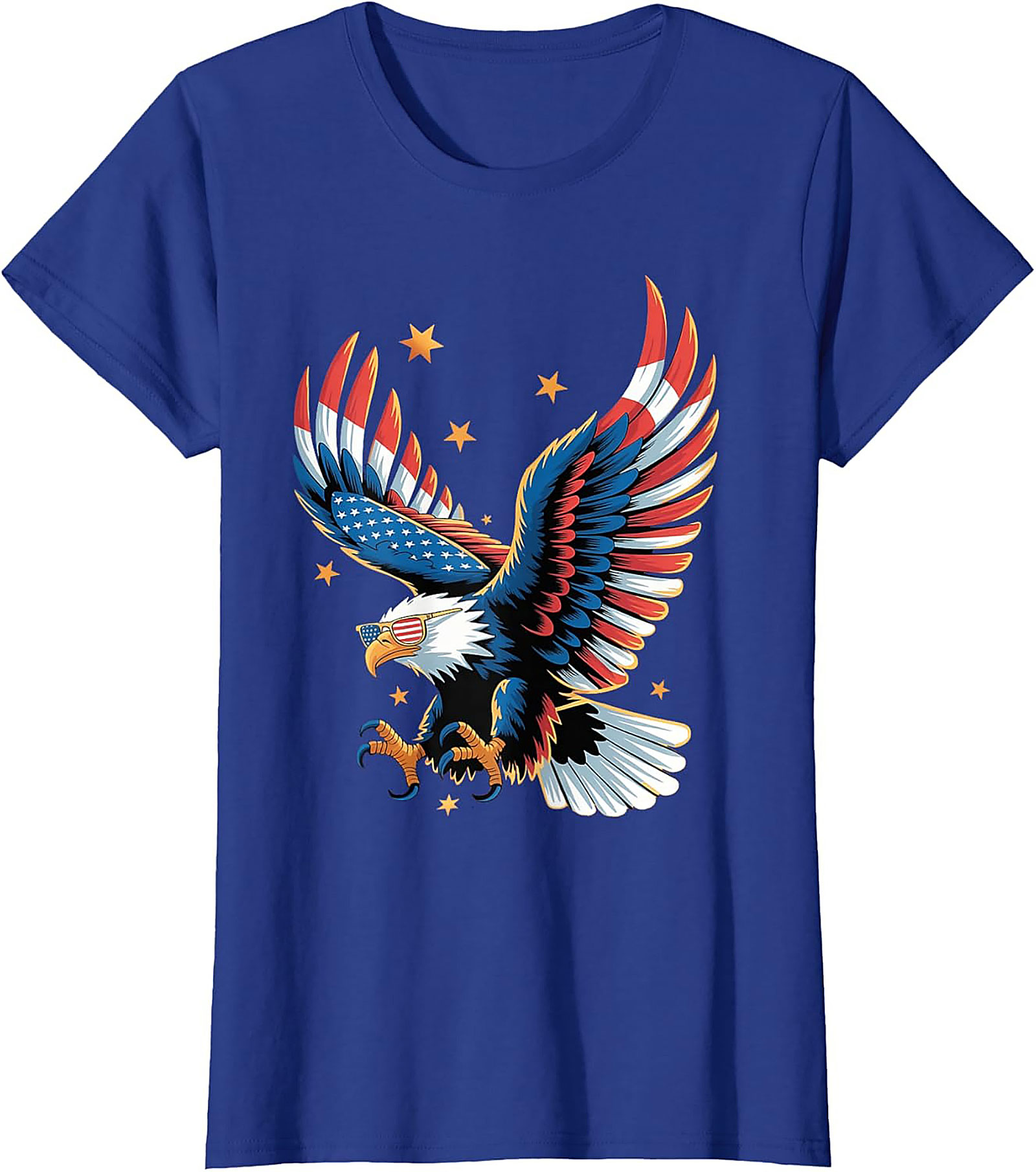 Patriotic Eagle Graphic Tee | Cool USA Flag Shirt | Soft Cotton
