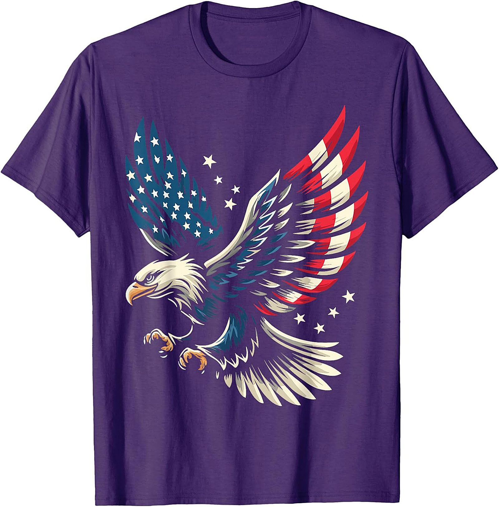Patriotic American Eagle T-Shirt | USA Flag Graphic Tee