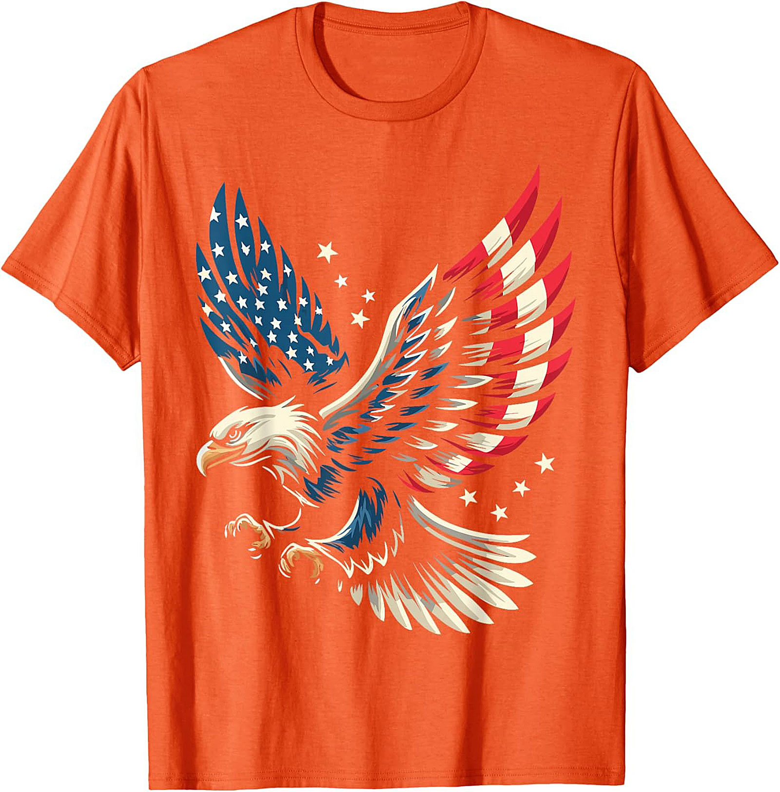 Patriotic American Eagle T-Shirt | USA Flag Graphic Tee