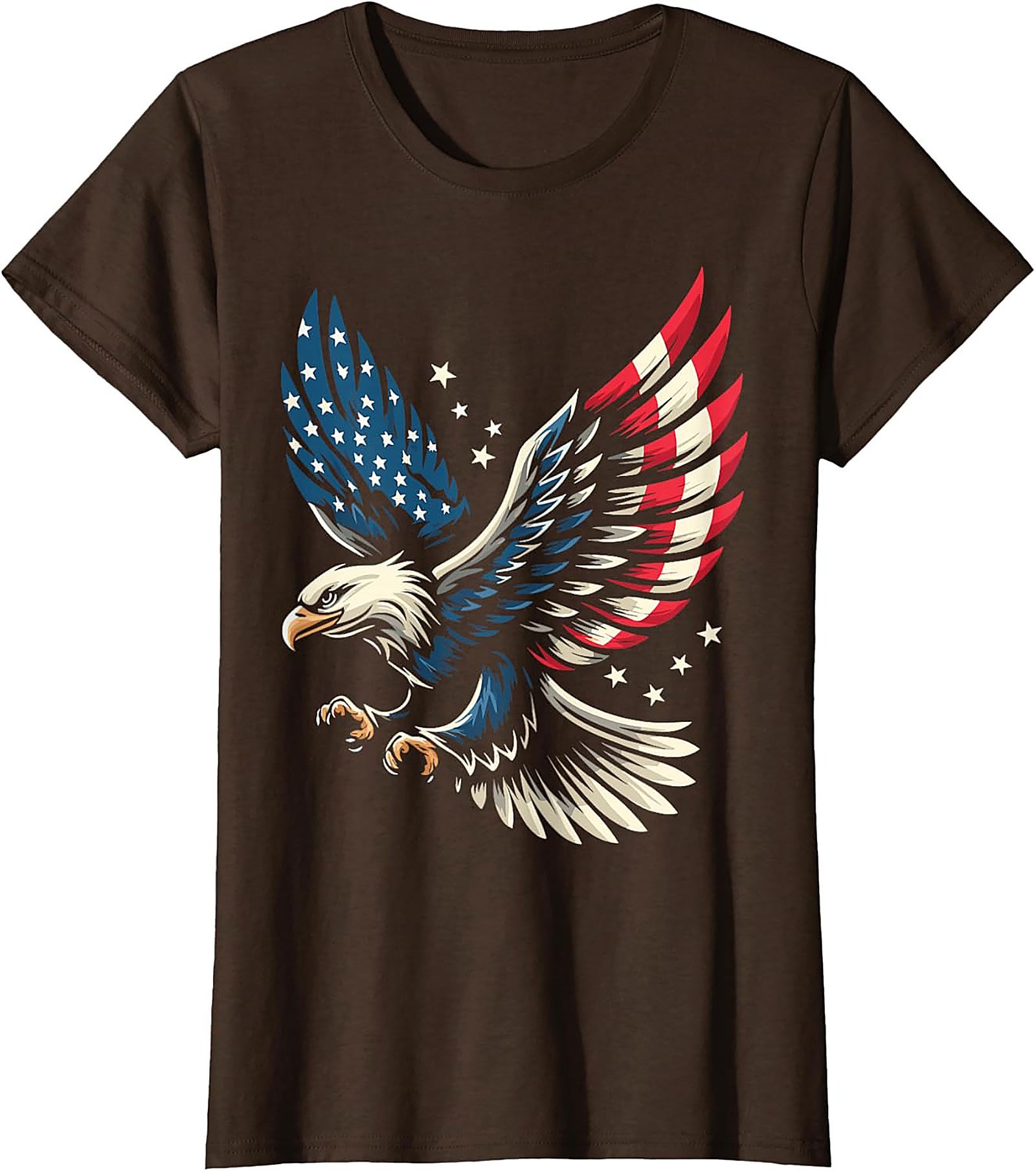 Patriotic American Eagle T-Shirt | USA Flag Graphic Tee