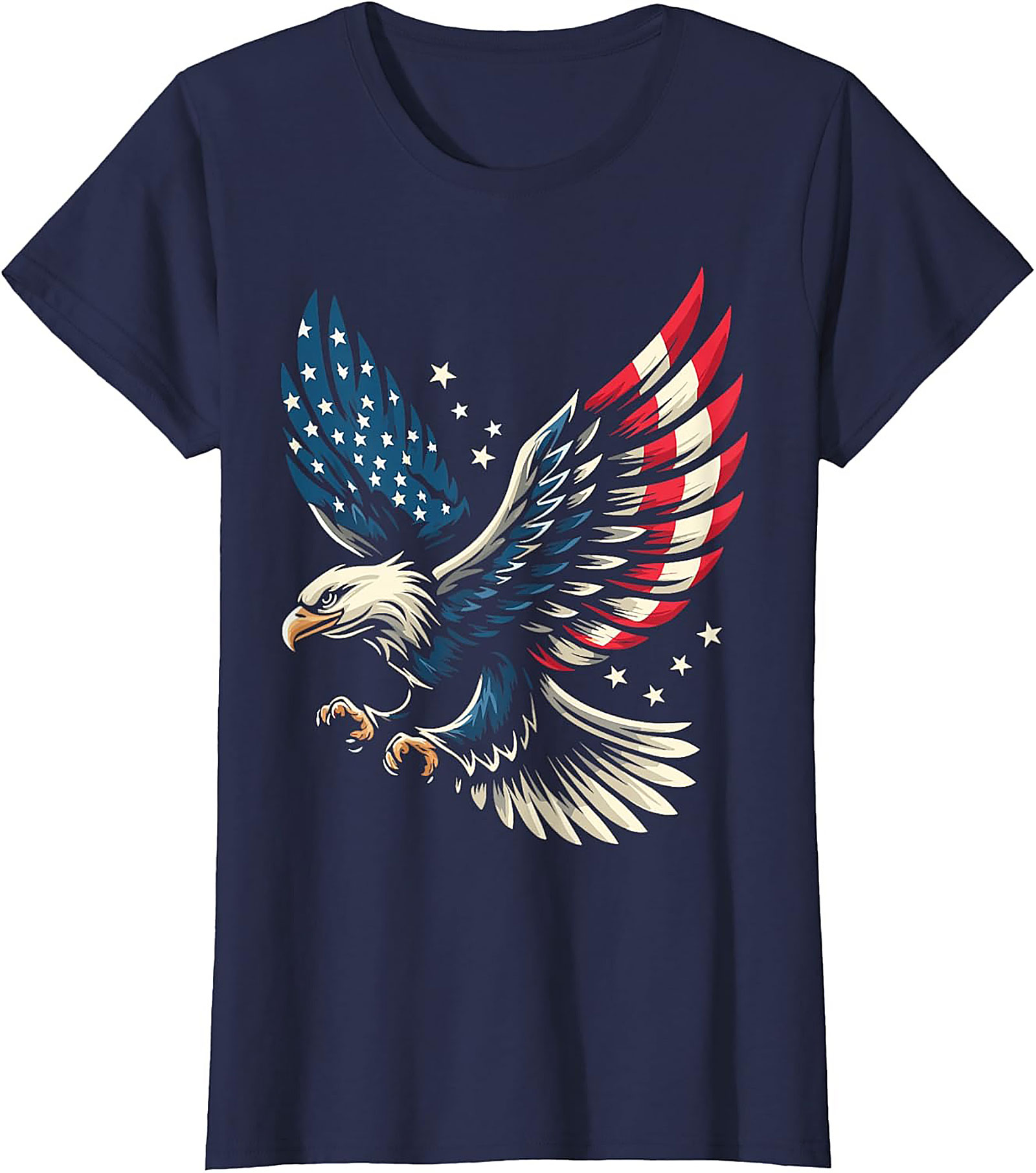 Patriotic American Eagle T-Shirt | USA Flag Graphic Tee