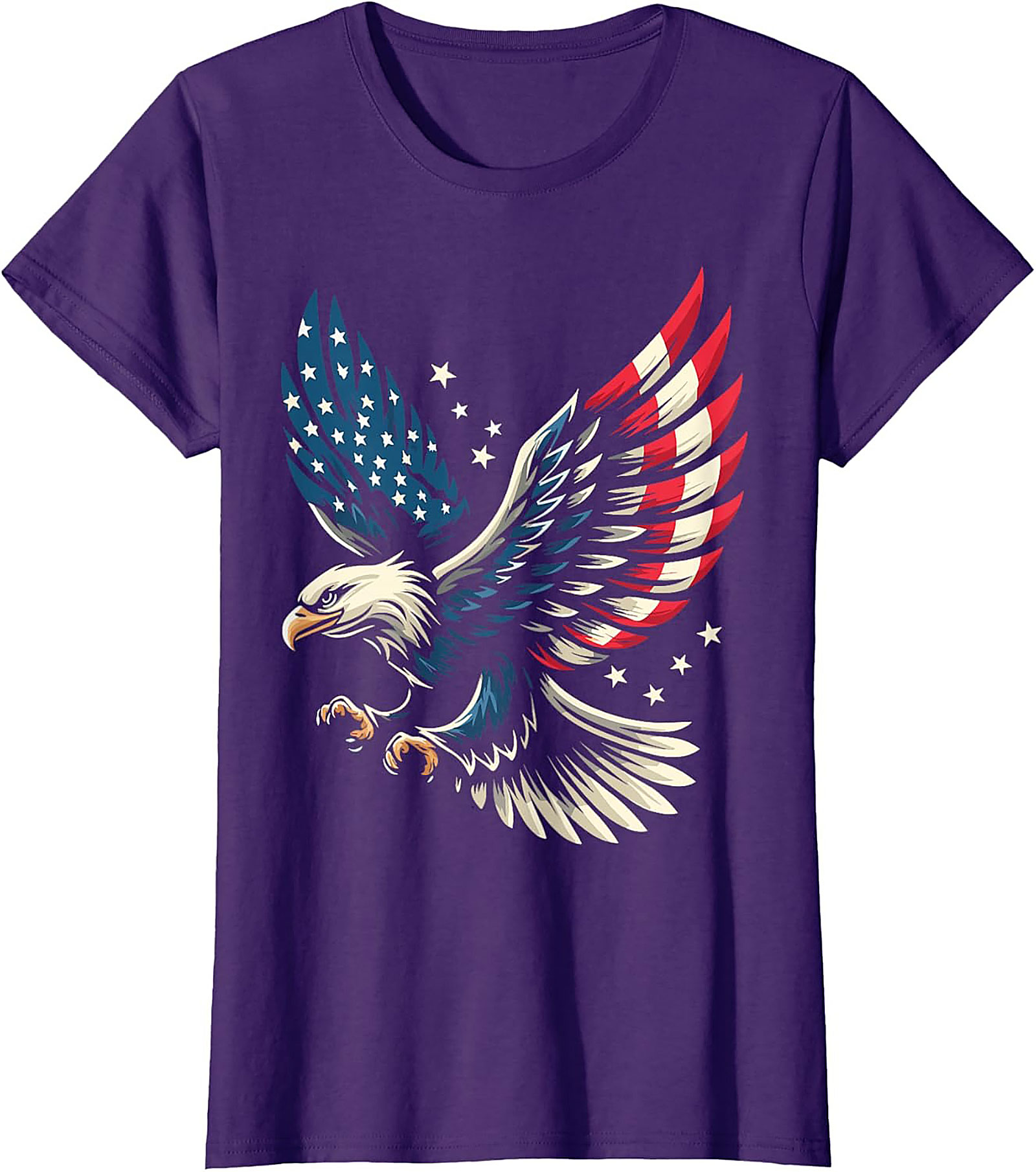 Patriotic American Eagle T-Shirt | USA Flag Graphic Tee