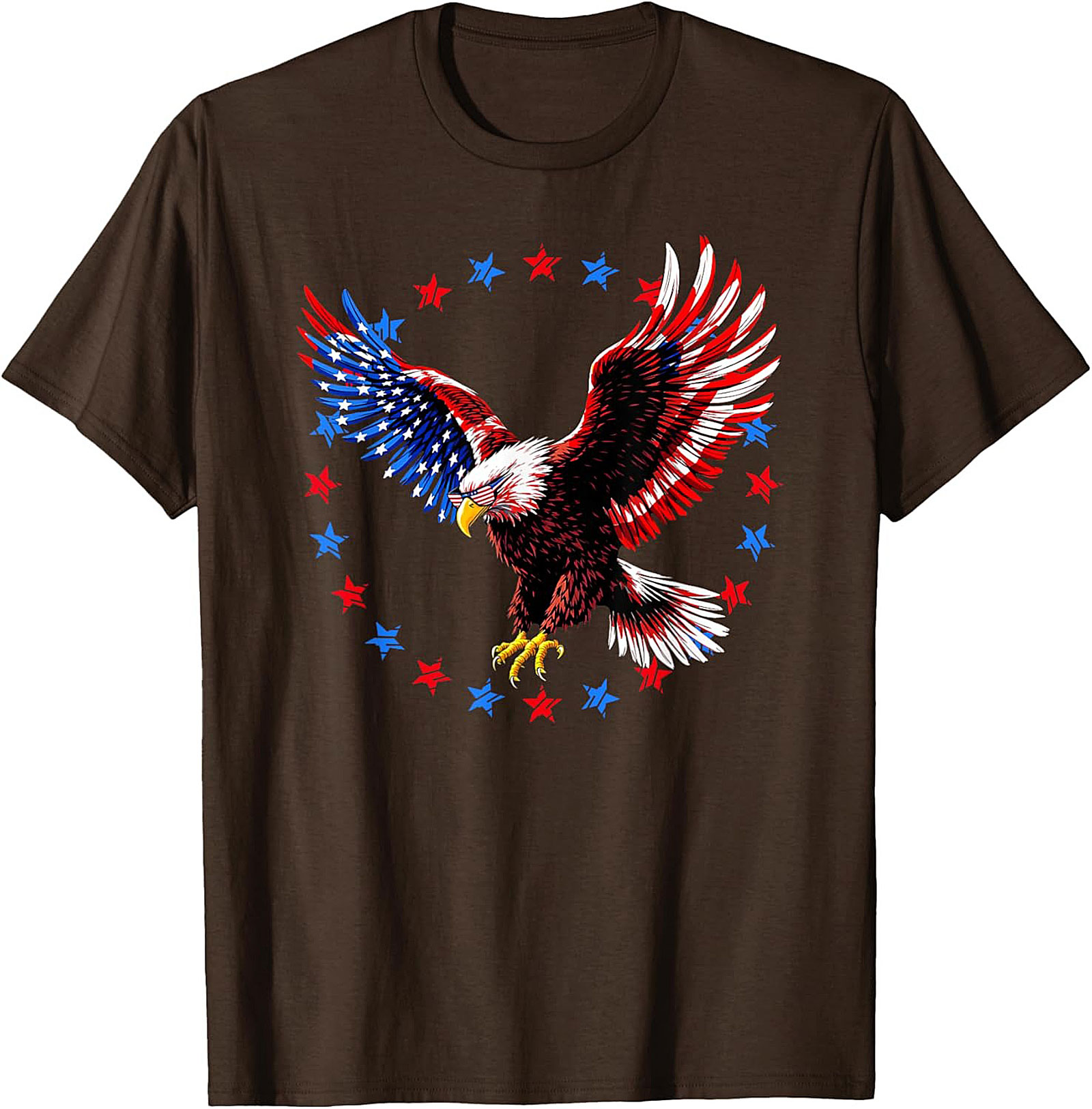 Majestic Bald Eagle Patriotic Eagle T-Shirt | Soft Tee