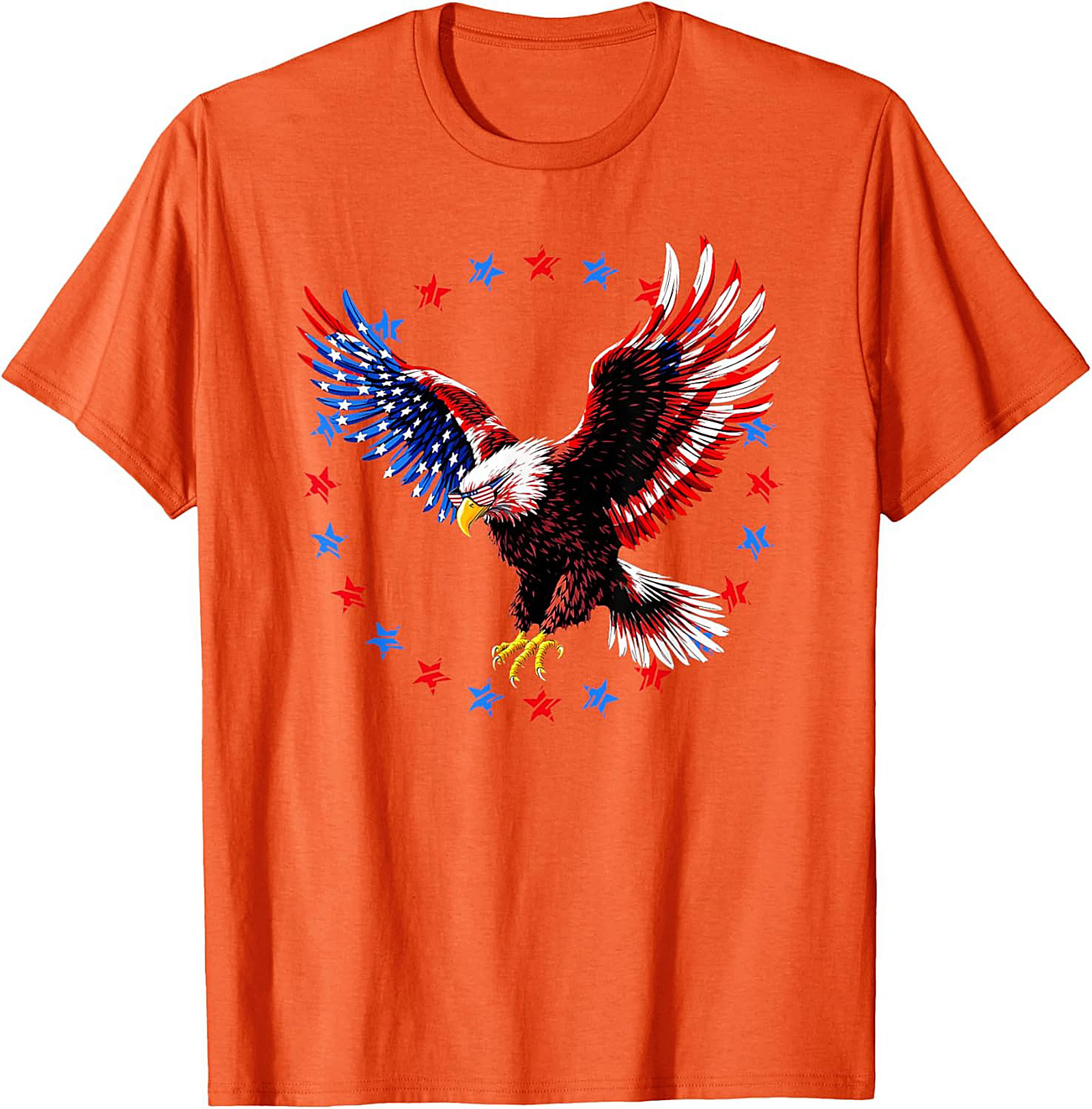 Majestic Bald Eagle Patriotic Eagle T-Shirt | Soft Tee