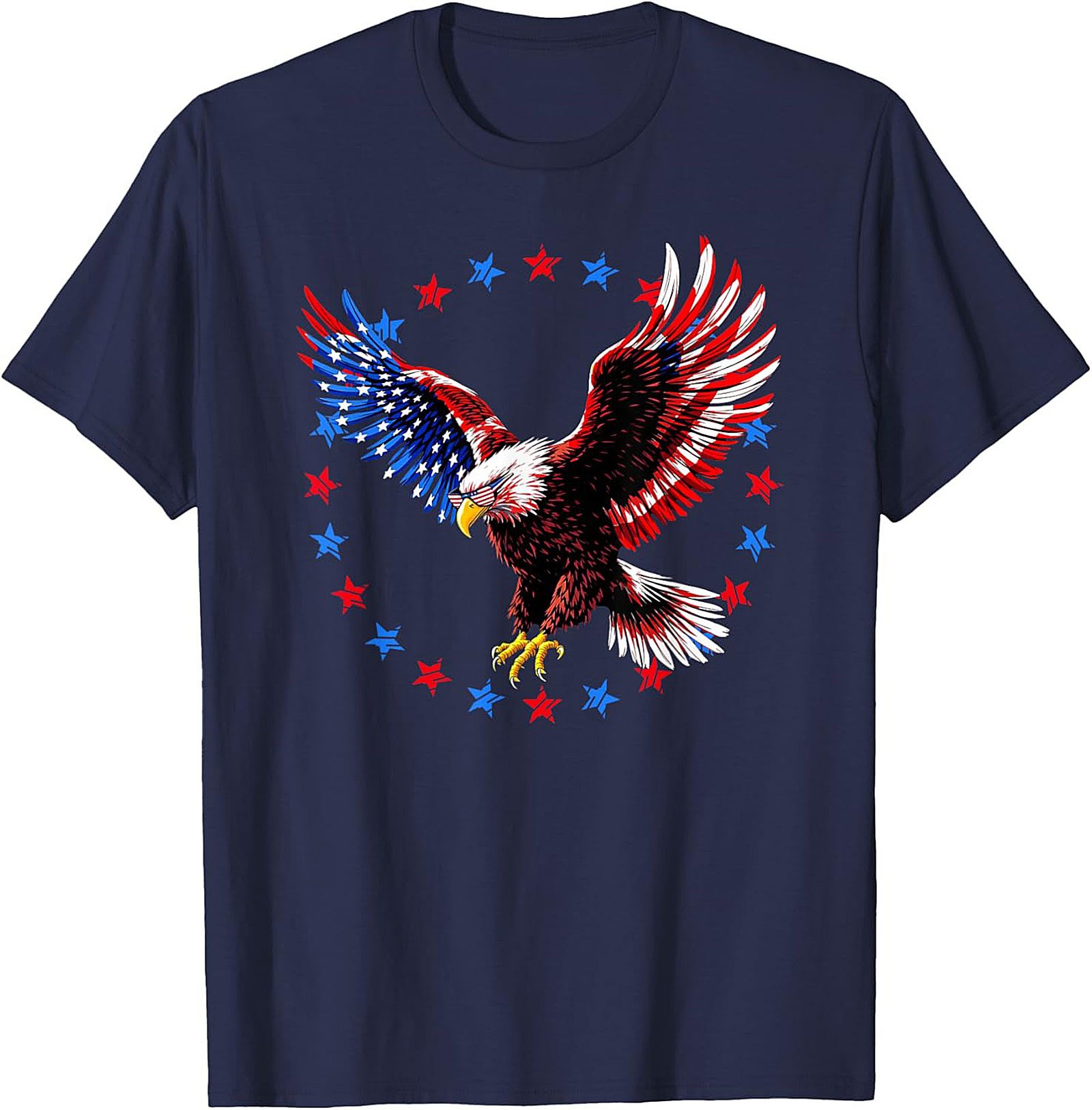 Majestic Bald Eagle Patriotic Eagle T-Shirt | Soft Tee