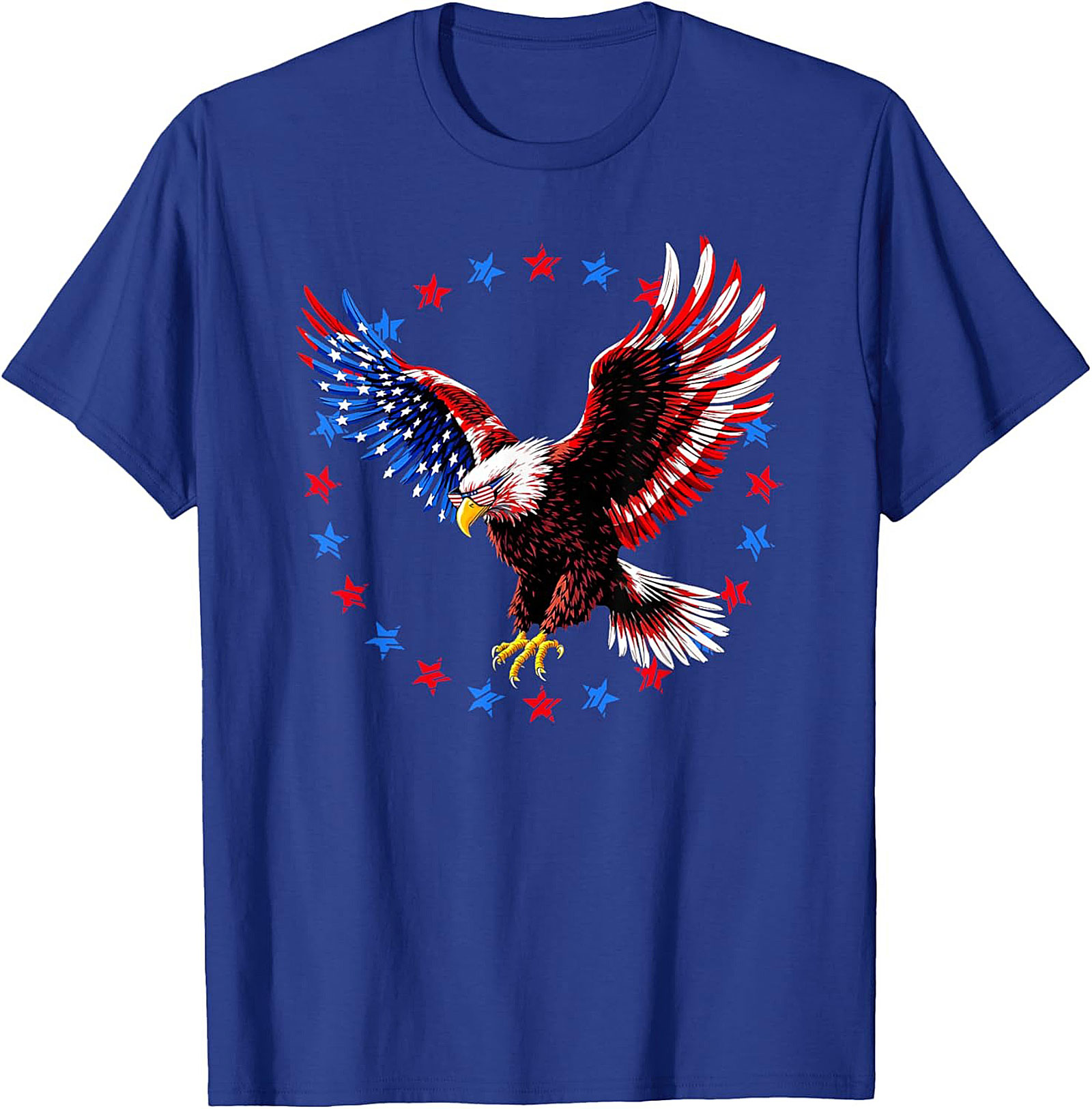 Majestic Bald Eagle Patriotic Eagle T-Shirt | Soft Tee