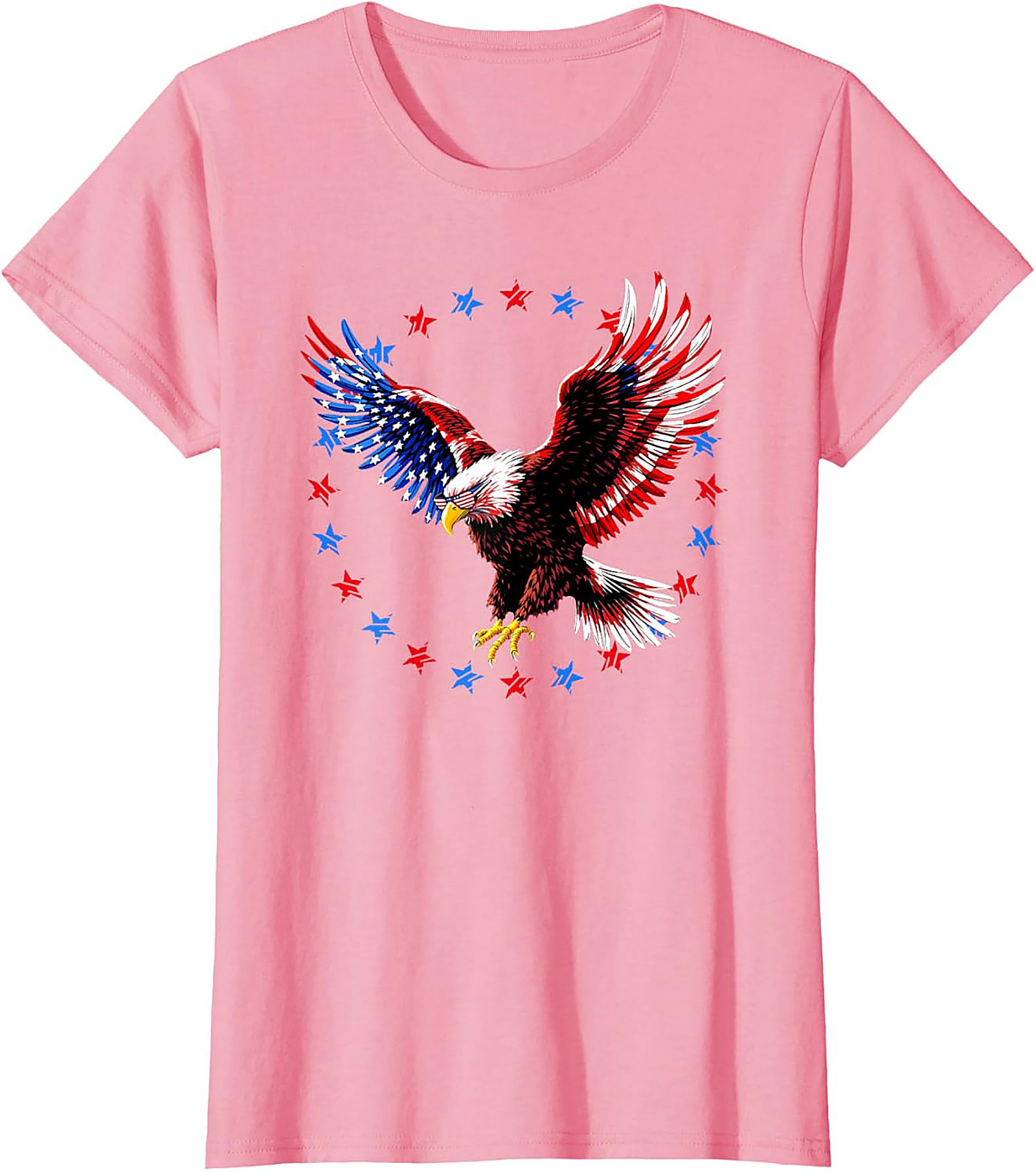 Majestic Bald Eagle Patriotic Eagle T-Shirt | Soft Tee