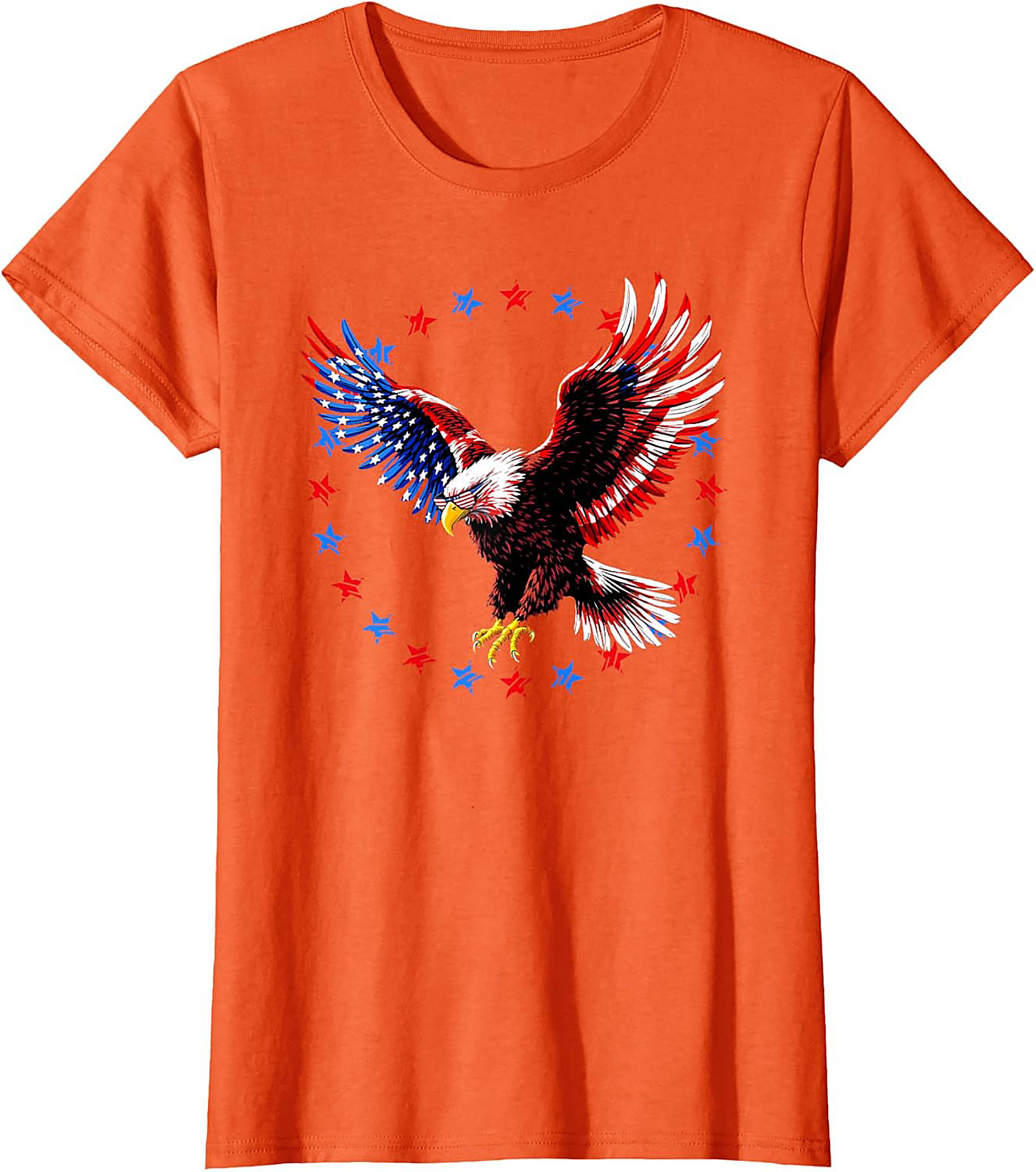 Majestic Bald Eagle Patriotic Eagle T-Shirt | Soft Tee