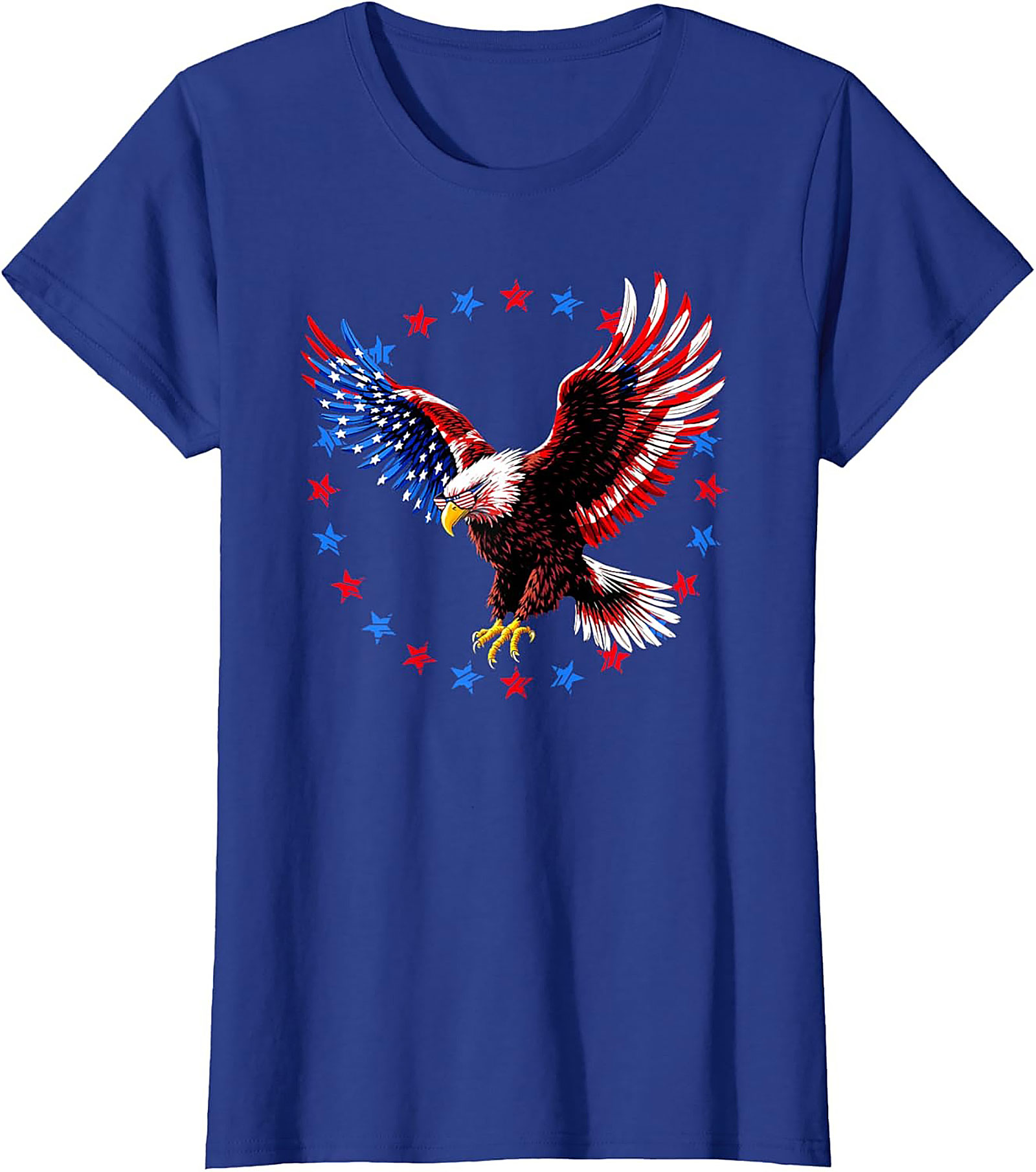 Majestic Bald Eagle Patriotic Eagle T-Shirt | Soft Tee