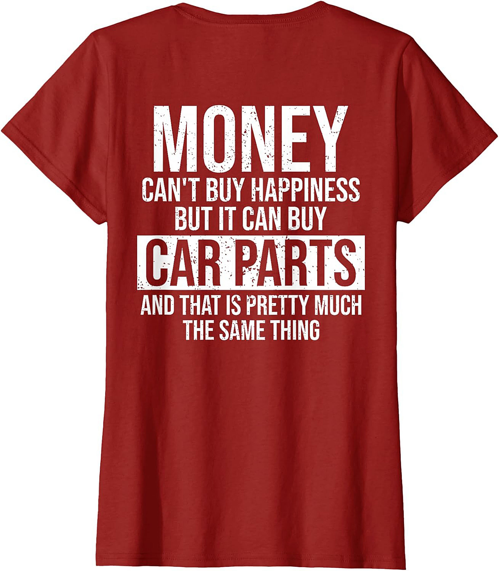 Funny Car Parts T-Shirt Gearhead Humor Mechanic Tee
