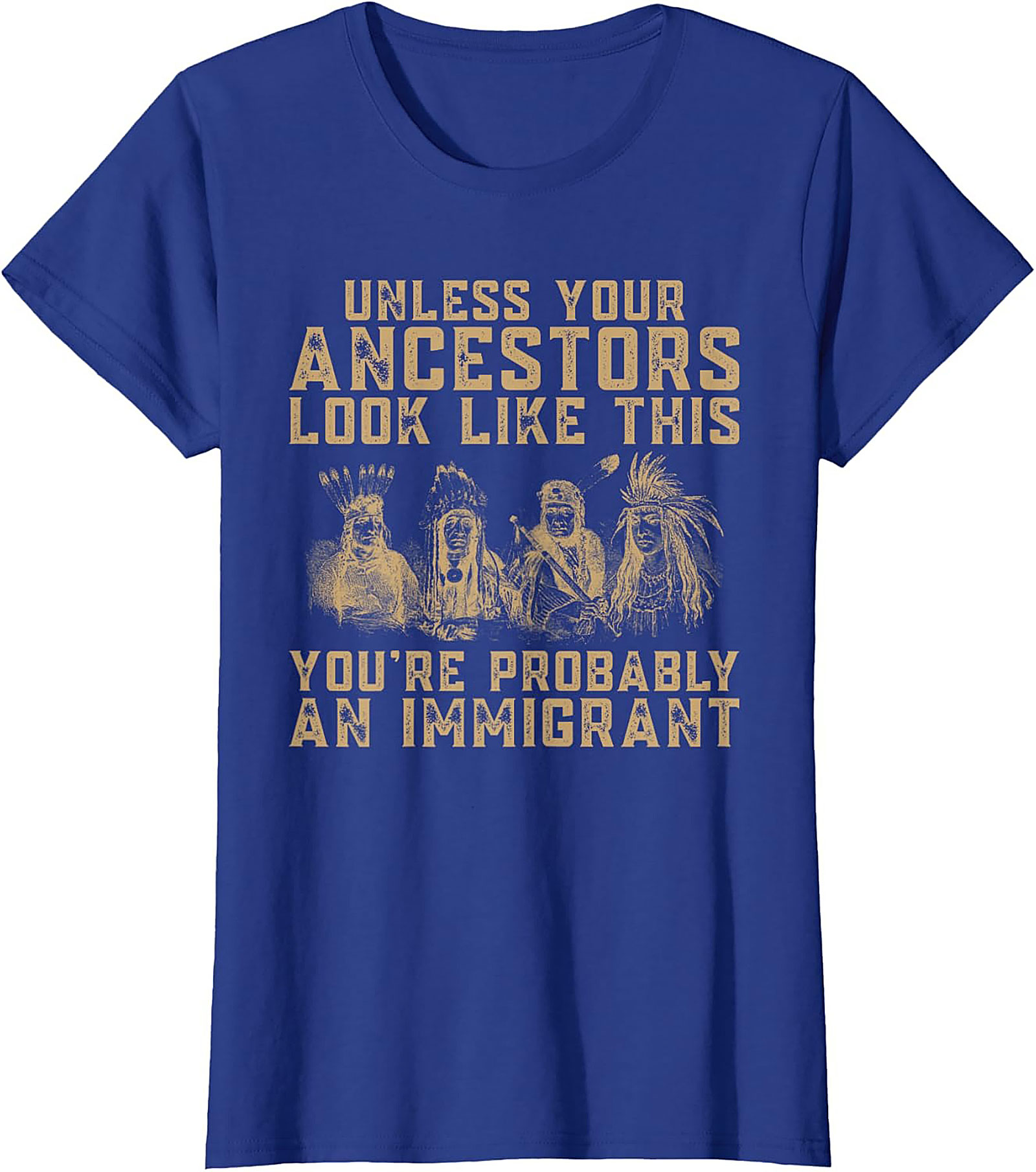 Ancestor Immigrant Graphic Tee Funny Heritage Unisex Shirt