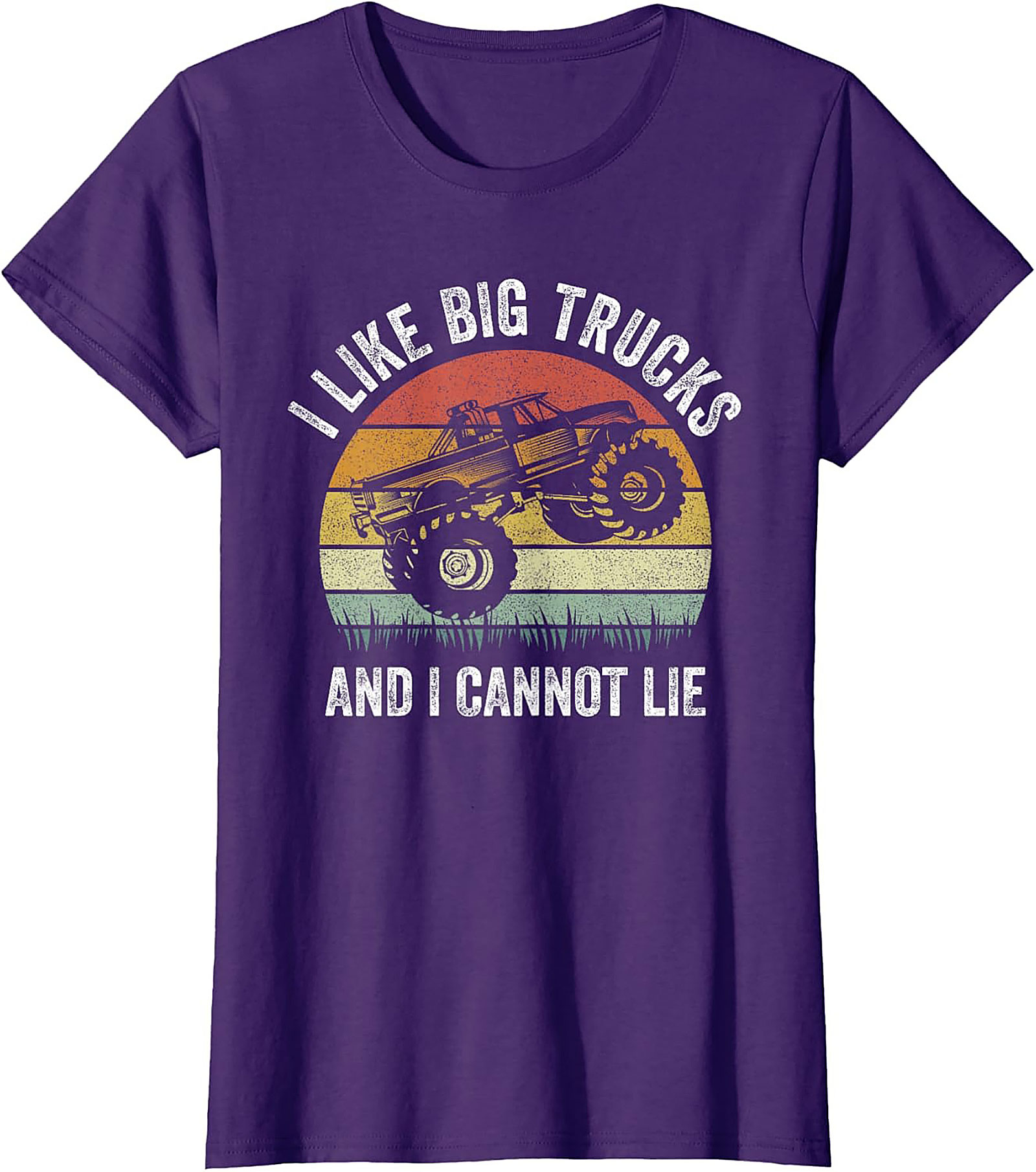 I Like Big Trucks Funny T-shirt | Retro Monster Truck Graphic Tee