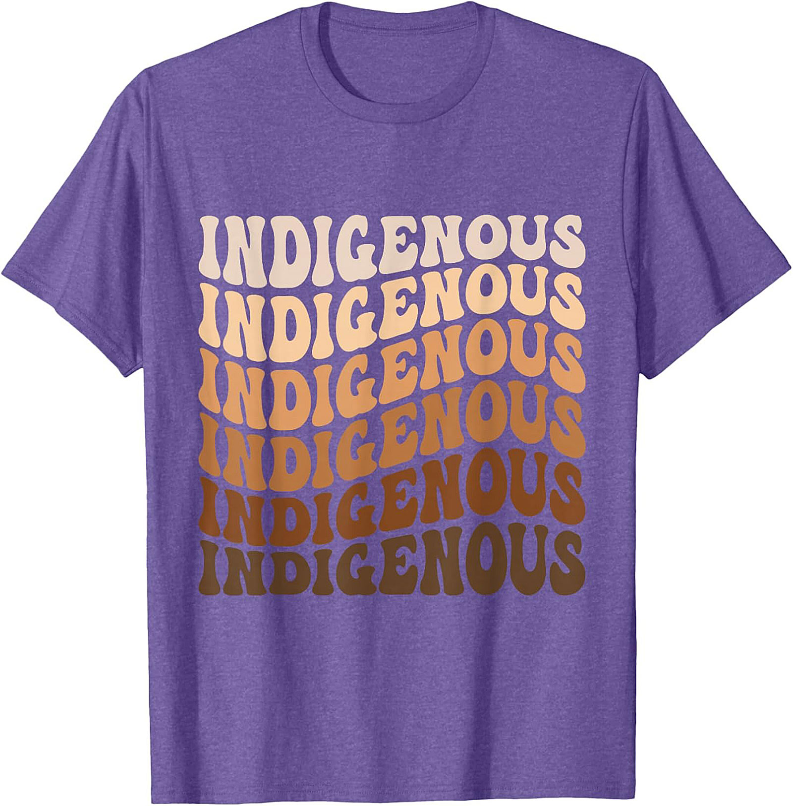 Indigenous Pride T-shirt Retro Wavy Graphic Tee
