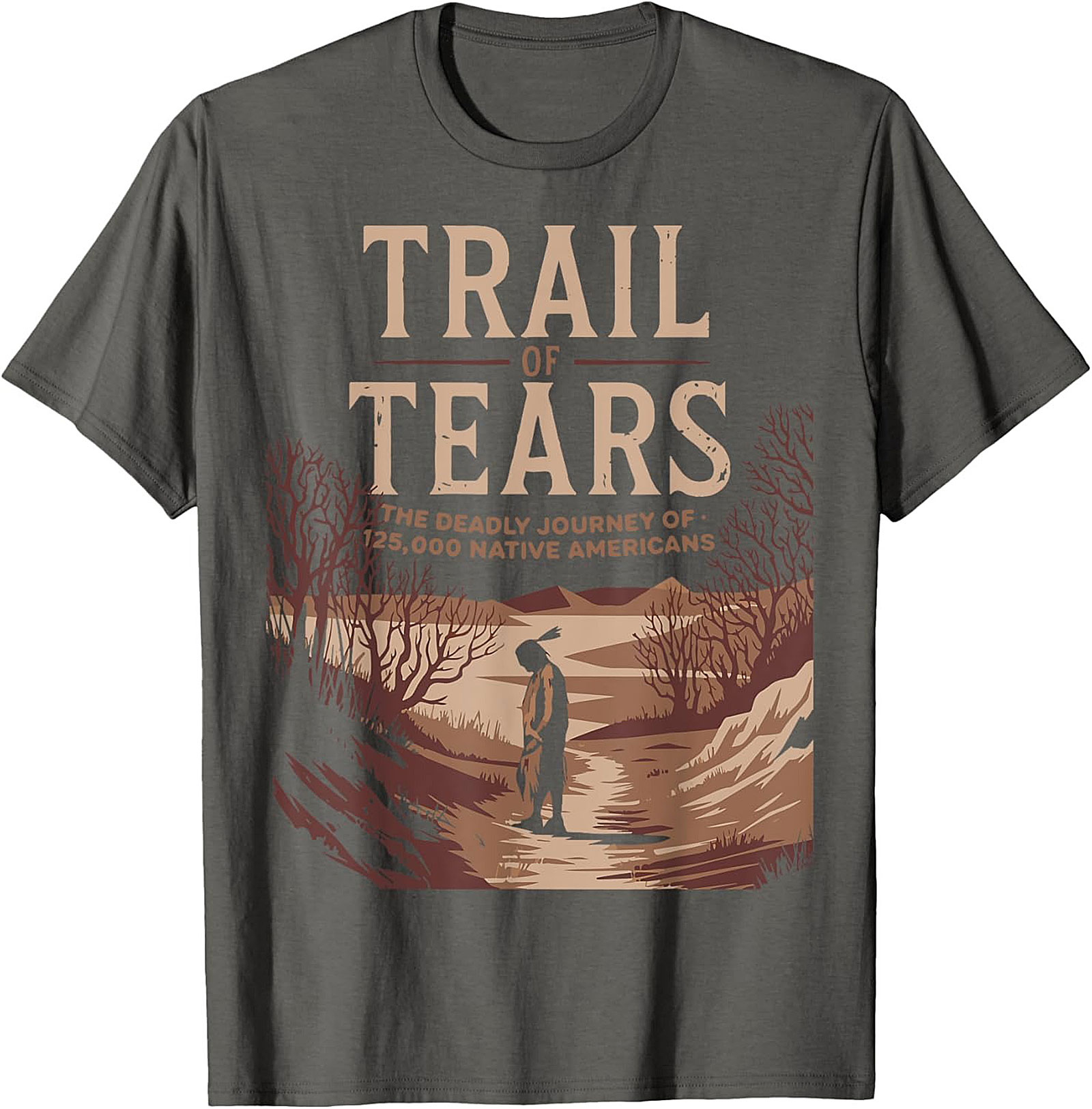  Trail of Tears T-Shirt Native American History Graphic Tee