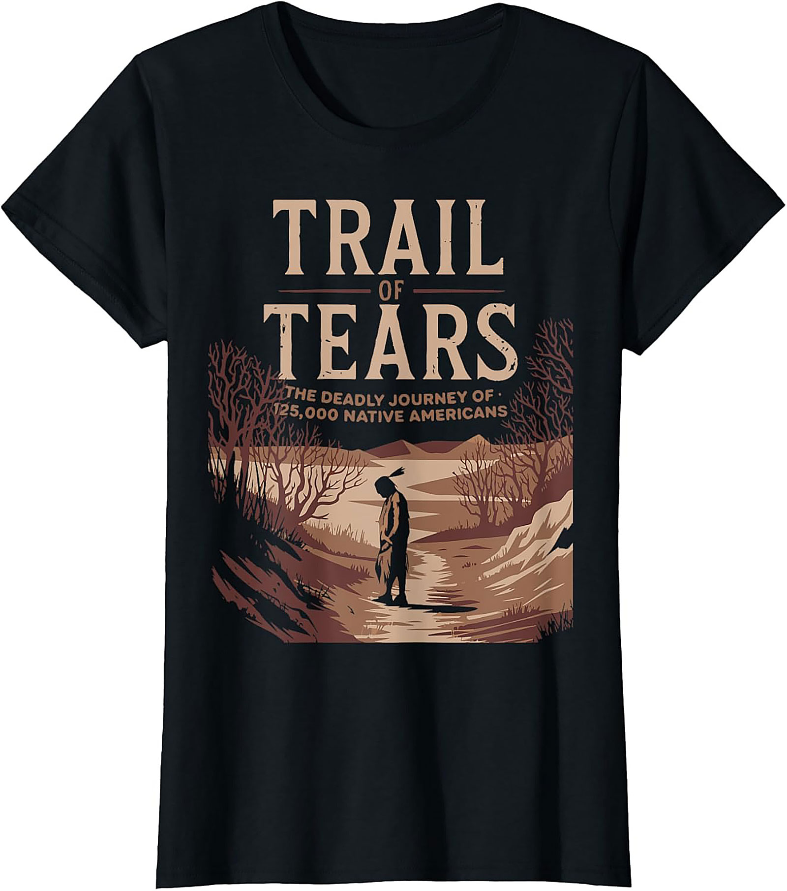  Trail of Tears T-Shirt Native American History Graphic Tee
