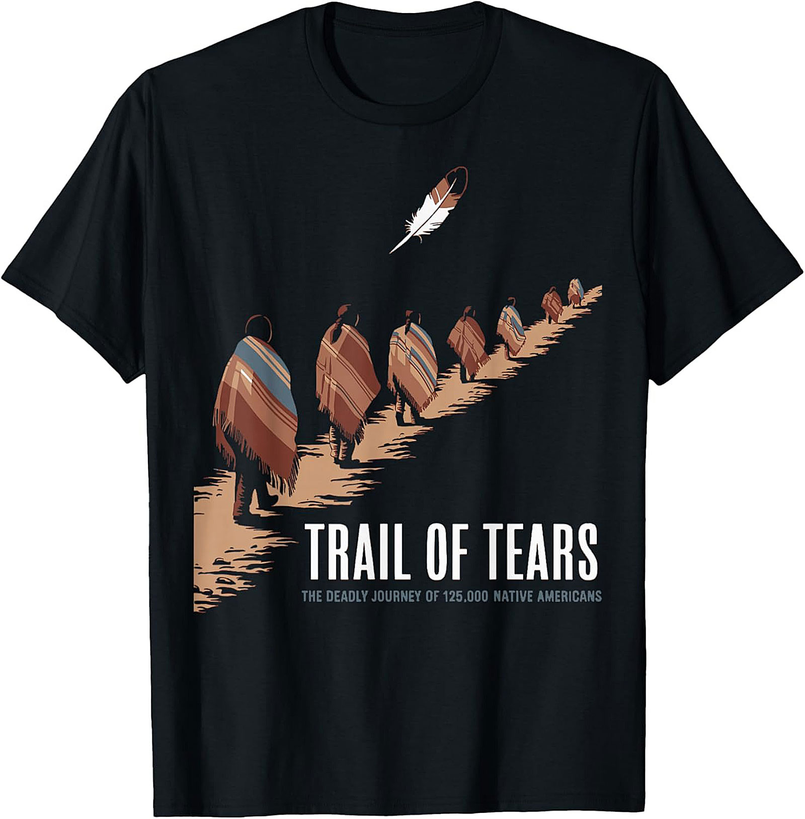 Trail of Tears Remembrance T-Shirt Native American Tee