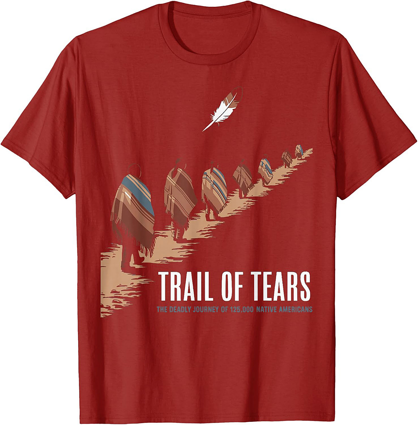 Trail of Tears Remembrance T-Shirt Native American Tee