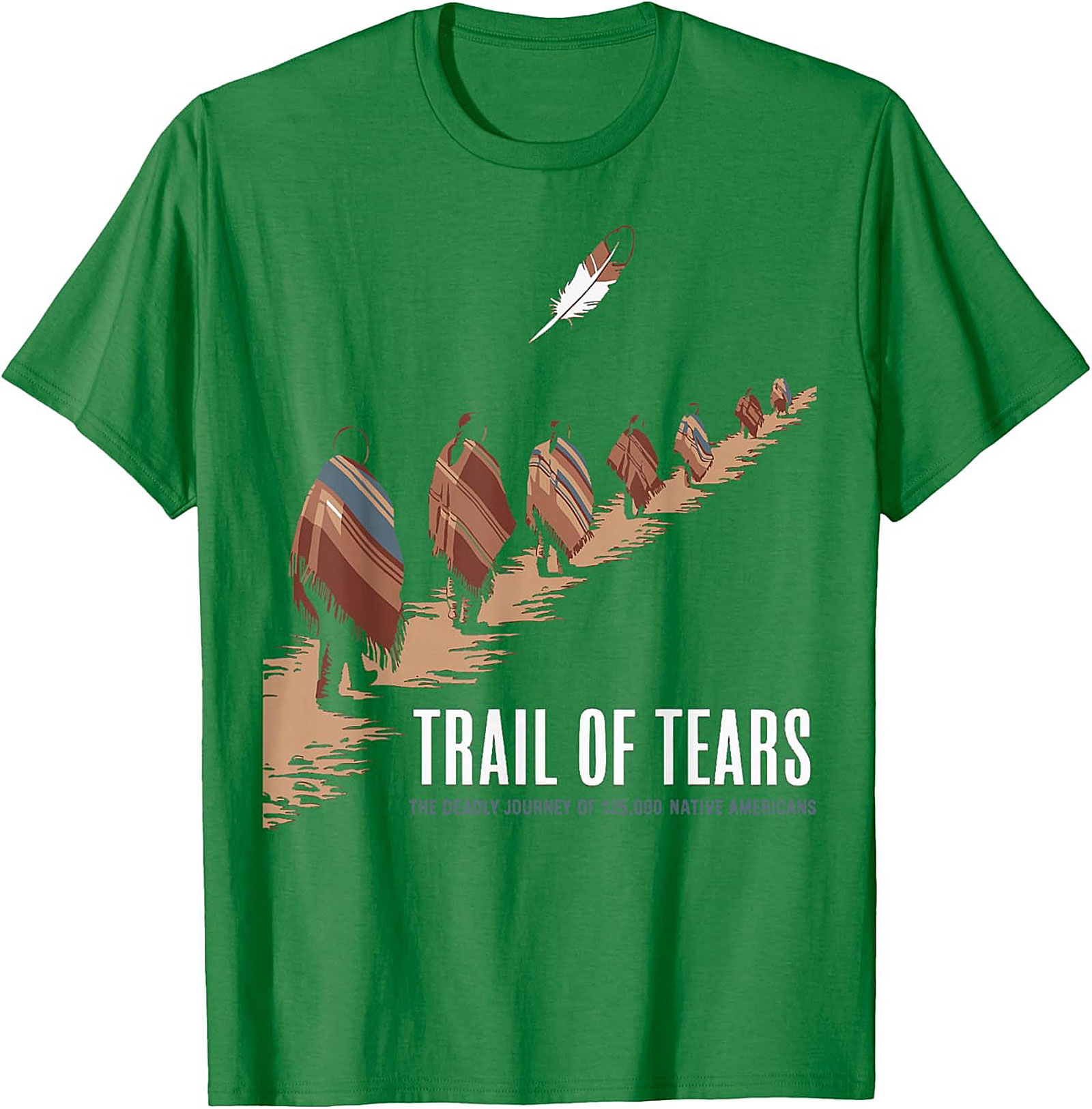 Trail of Tears Remembrance T-Shirt Native American Tee