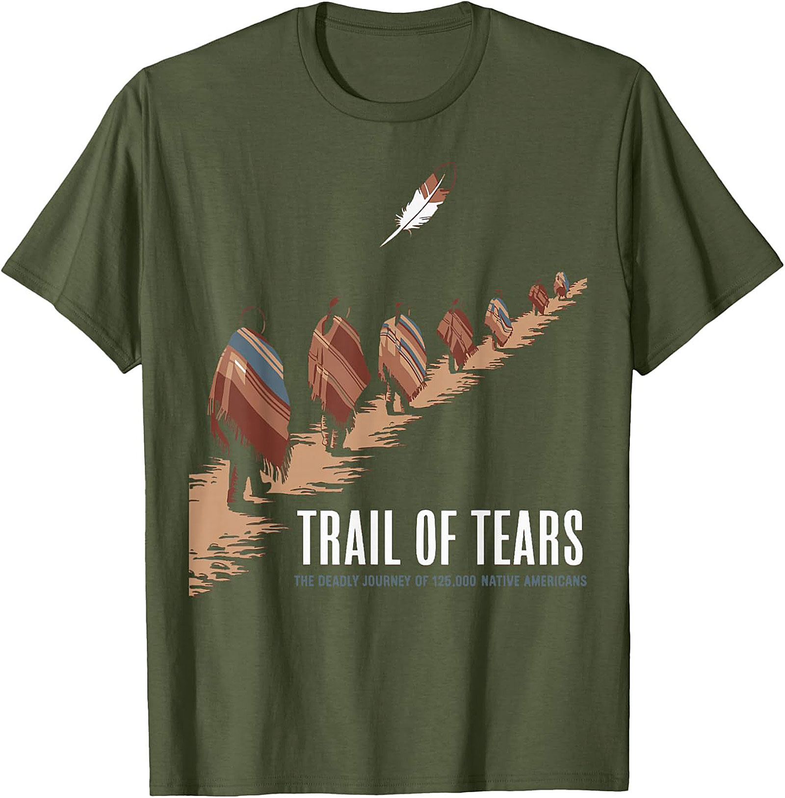 Trail of Tears Remembrance T-Shirt Native American Tee