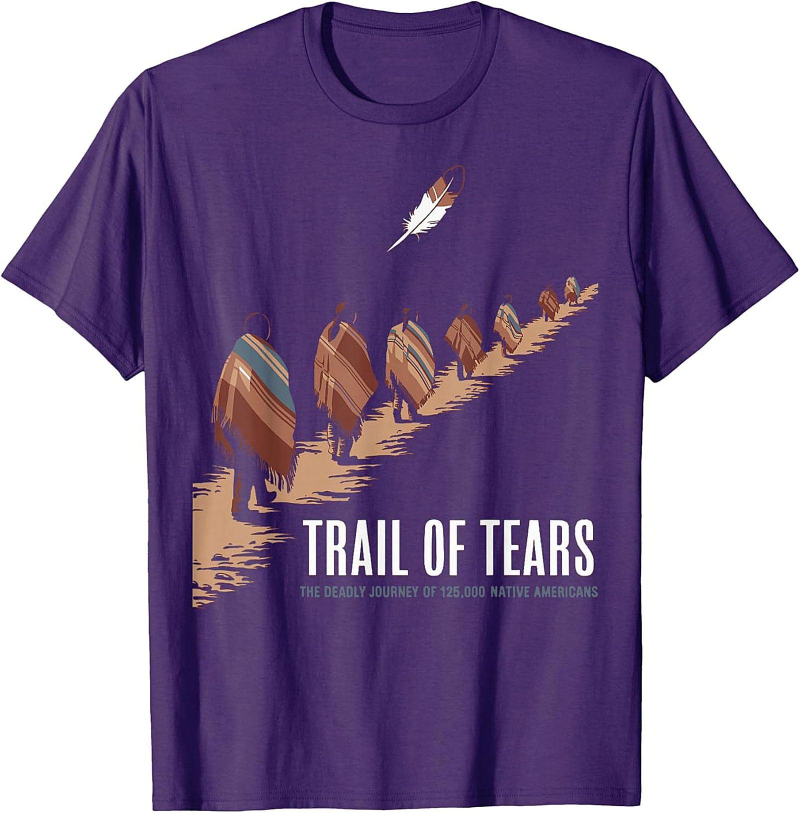 Trail of Tears Remembrance T-Shirt Native American Tee