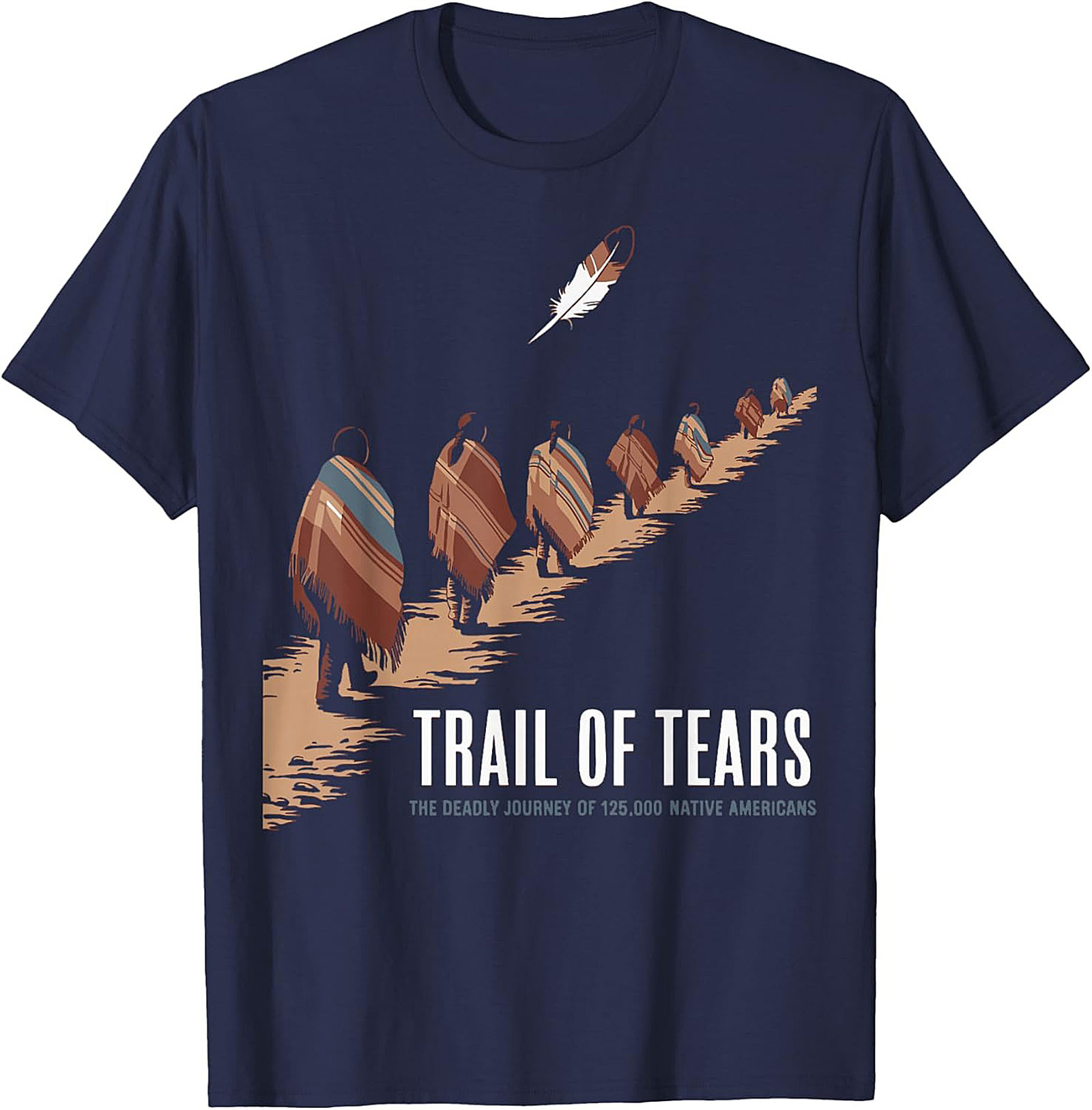 Trail of Tears Remembrance T-Shirt Native American Tee