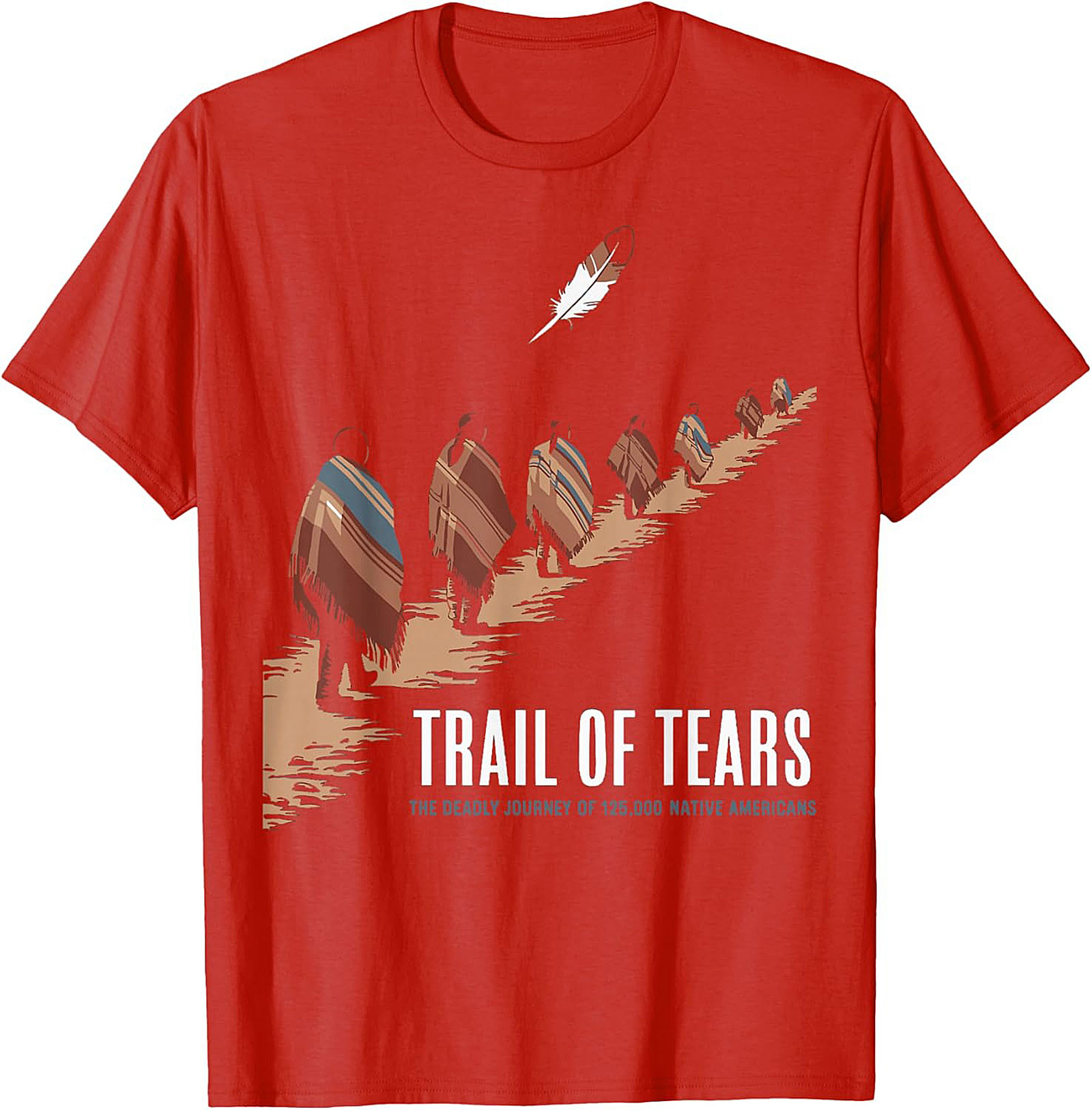 Trail of Tears Remembrance T-Shirt Native American Tee
