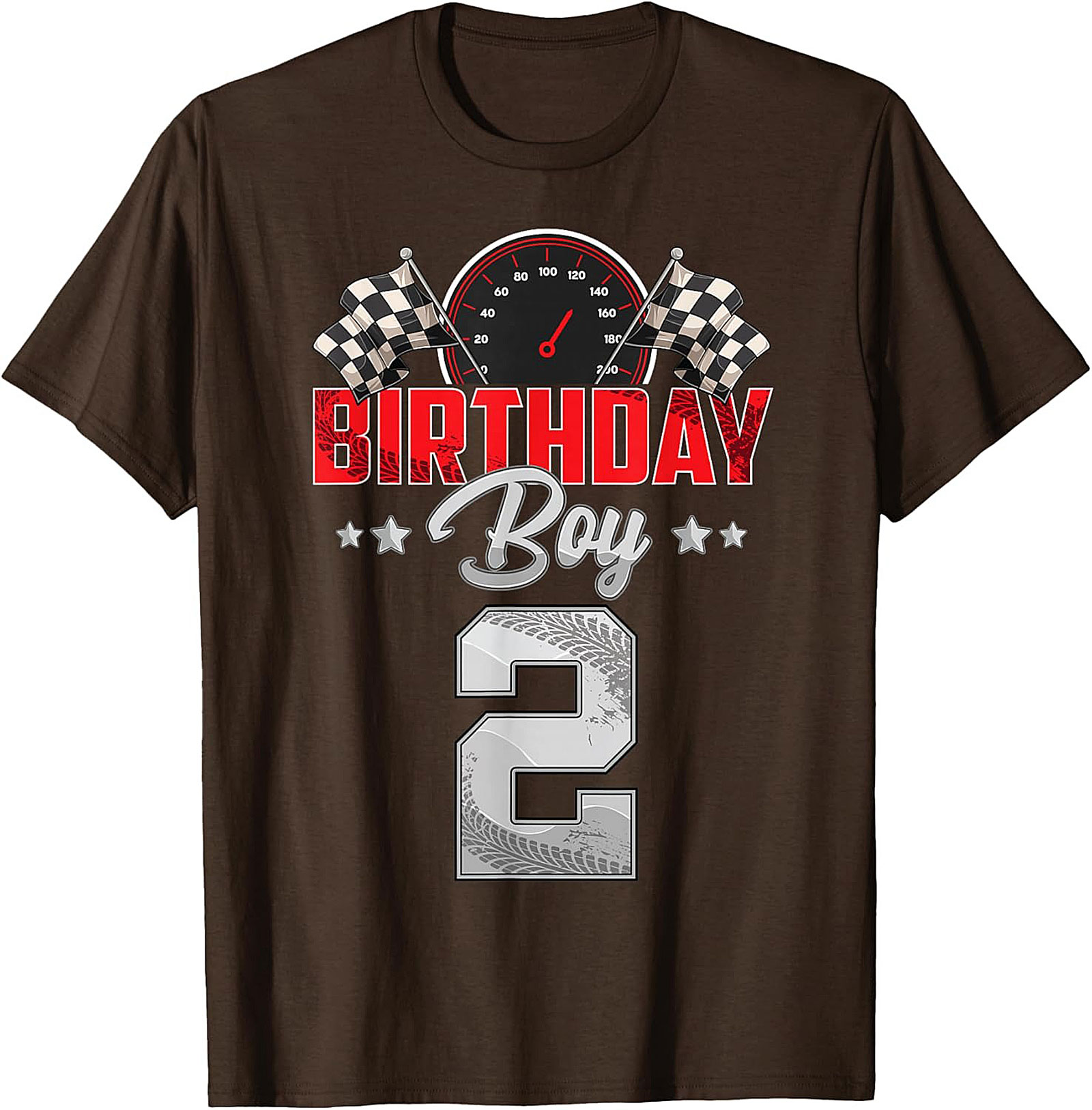 2nd Birthday Race Car T-Shirt - Birthday Boy Graphic Tee