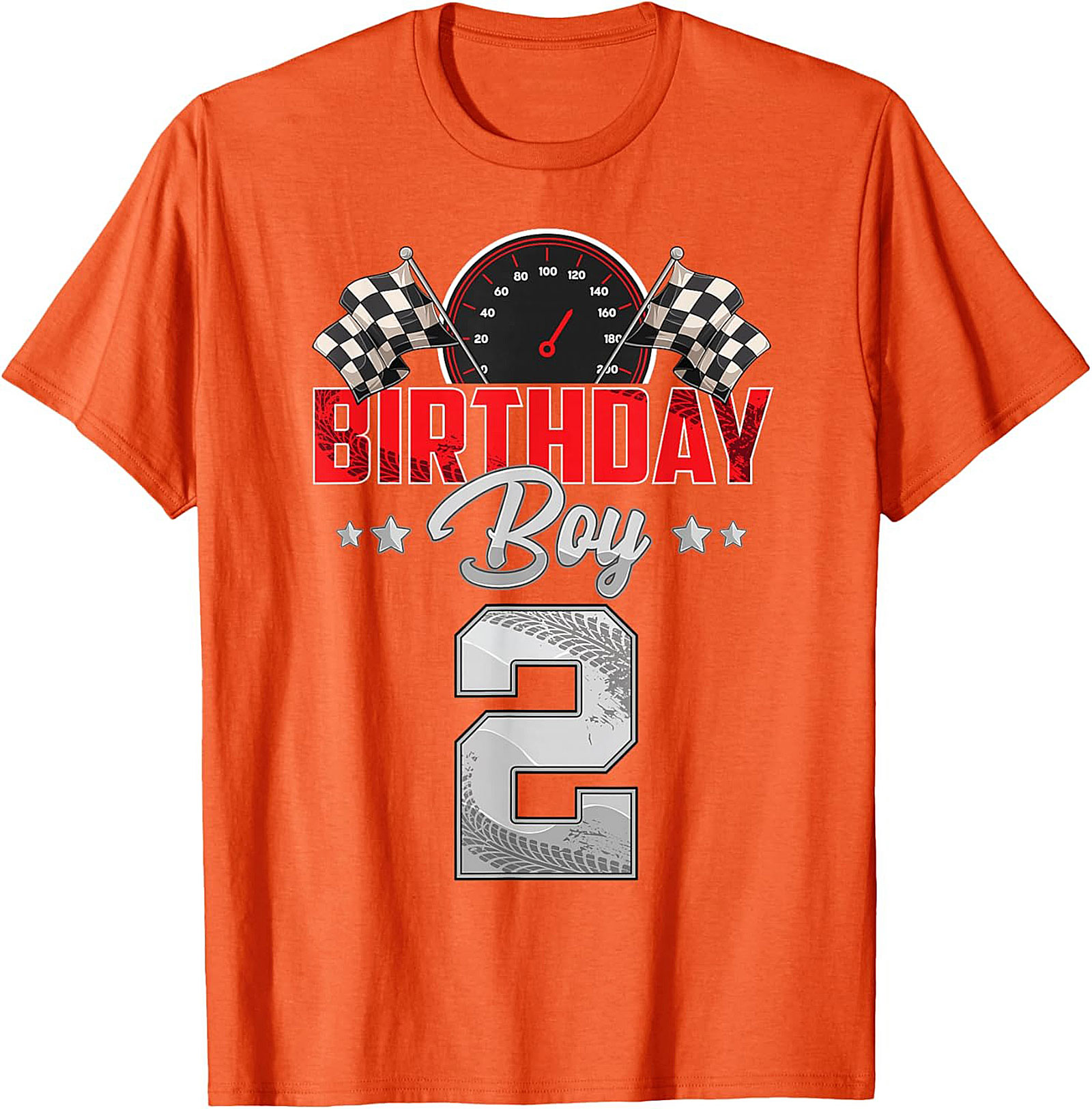 2nd Birthday Race Car T-Shirt - Birthday Boy Graphic Tee