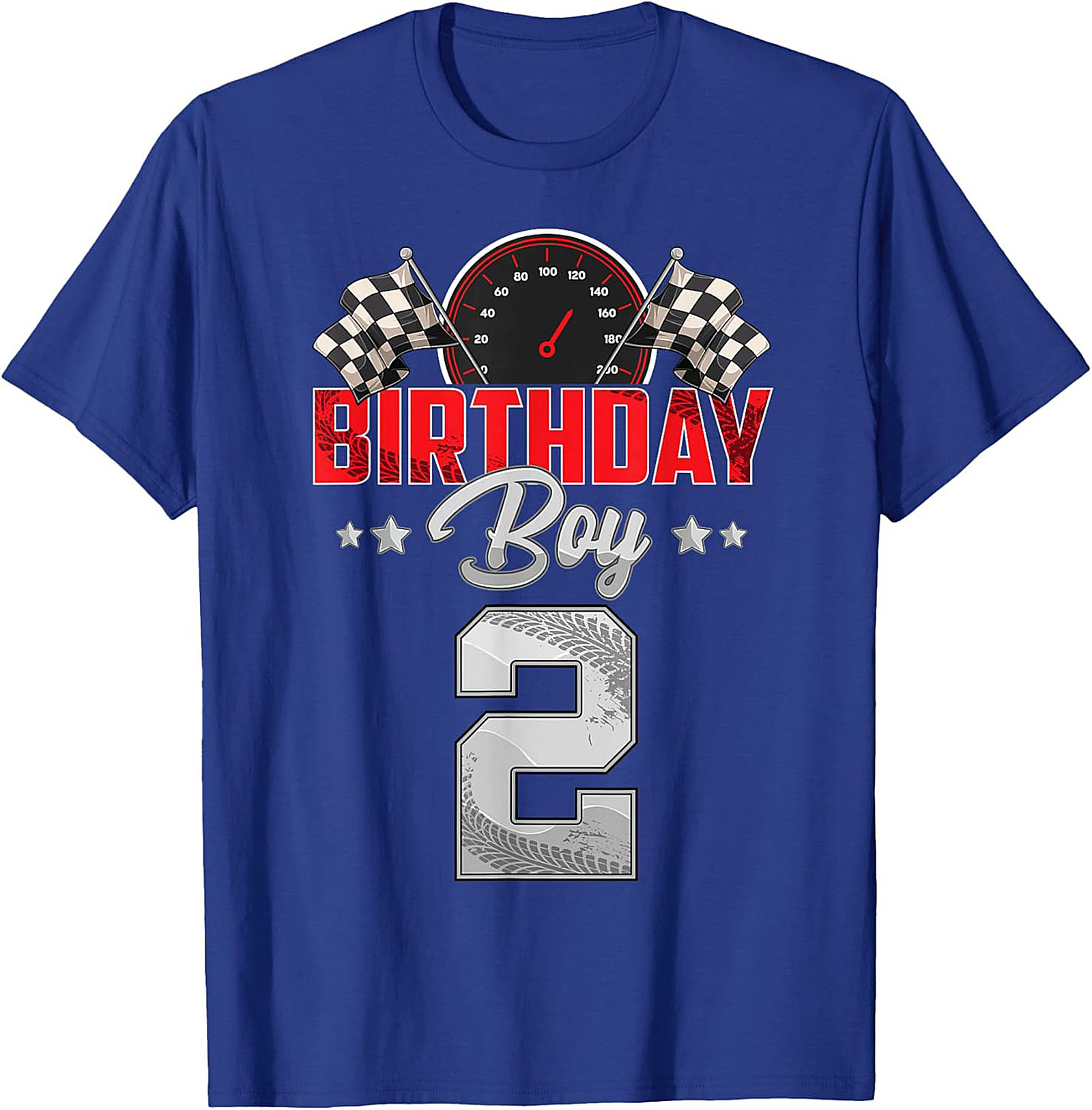 2nd Birthday Race Car T-Shirt - Birthday Boy Graphic Tee