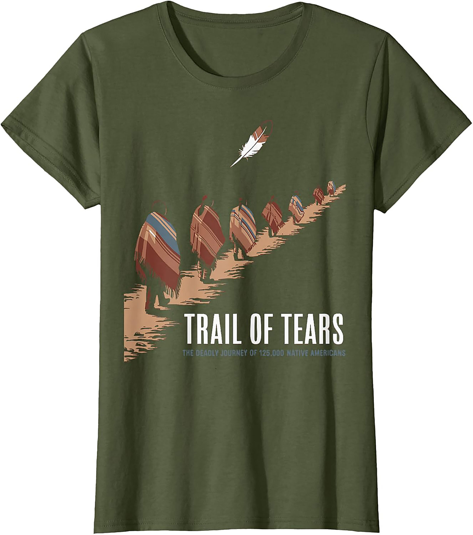 Trail of Tears Remembrance T-Shirt Native American Tee