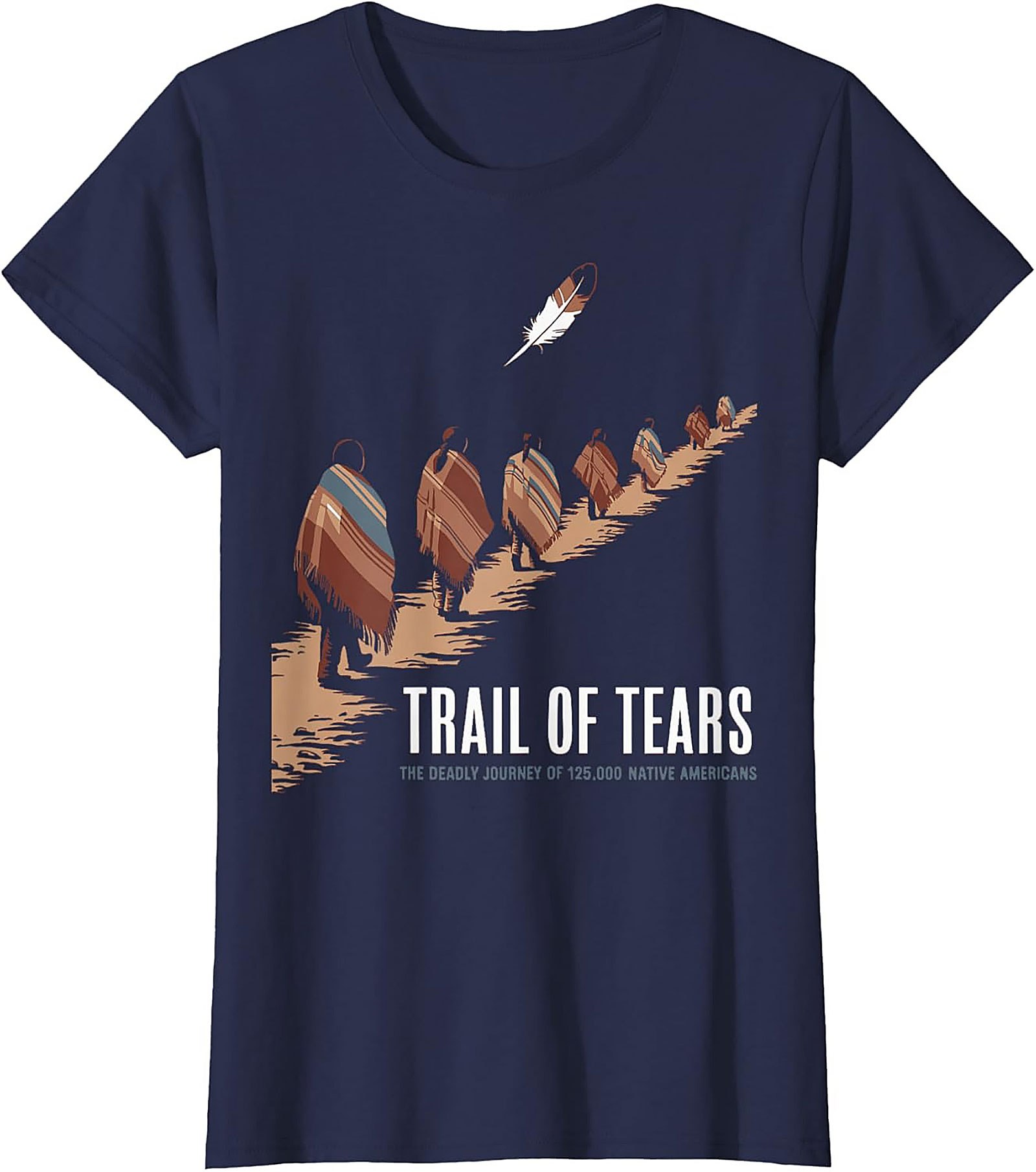 Trail of Tears Remembrance T-Shirt Native American Tee