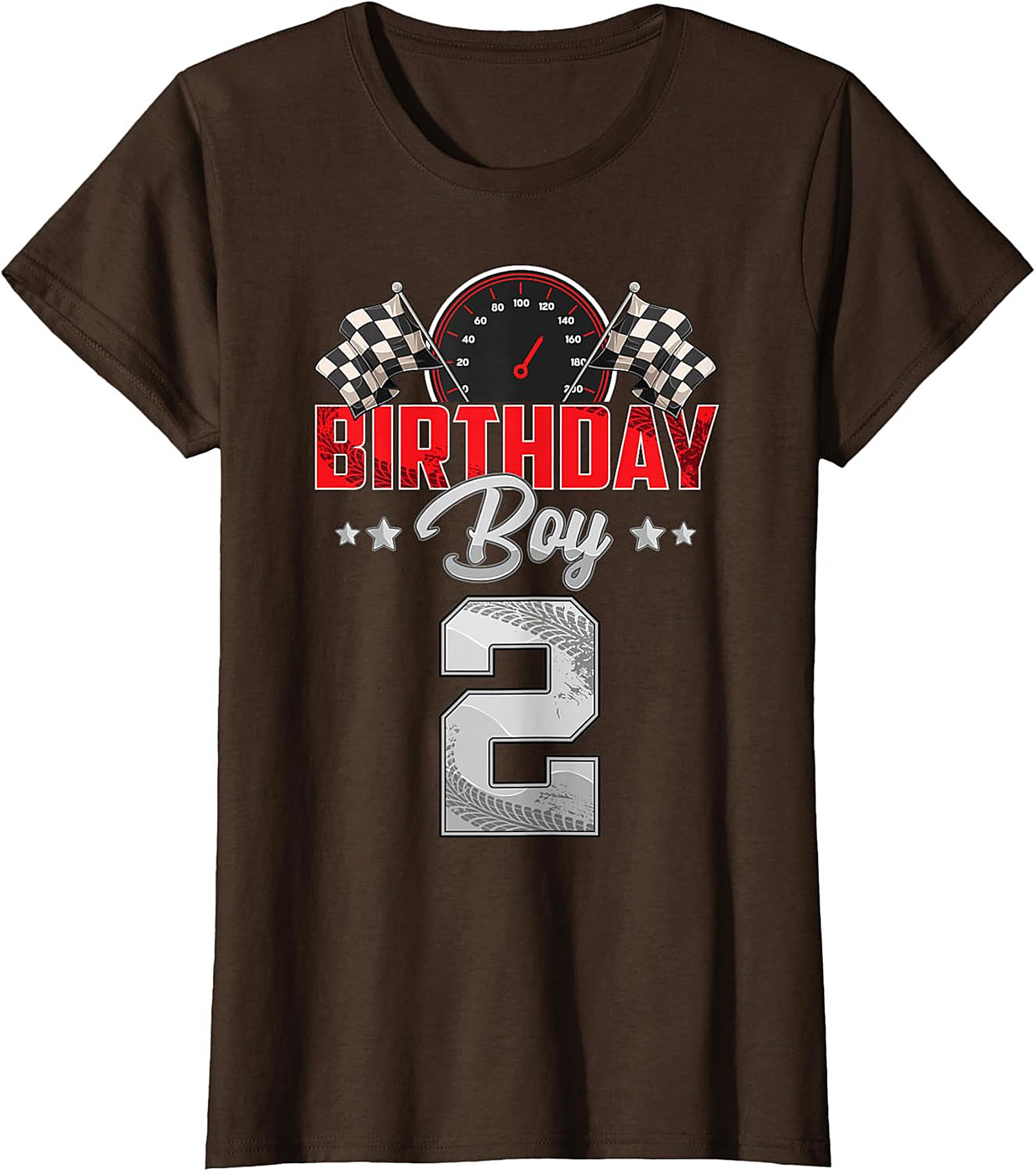 2nd Birthday Race Car T-Shirt - Birthday Boy Graphic Tee