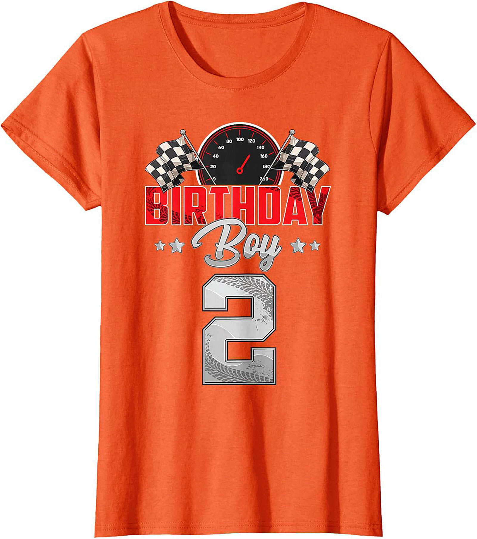 2nd Birthday Race Car T-Shirt - Birthday Boy Graphic Tee