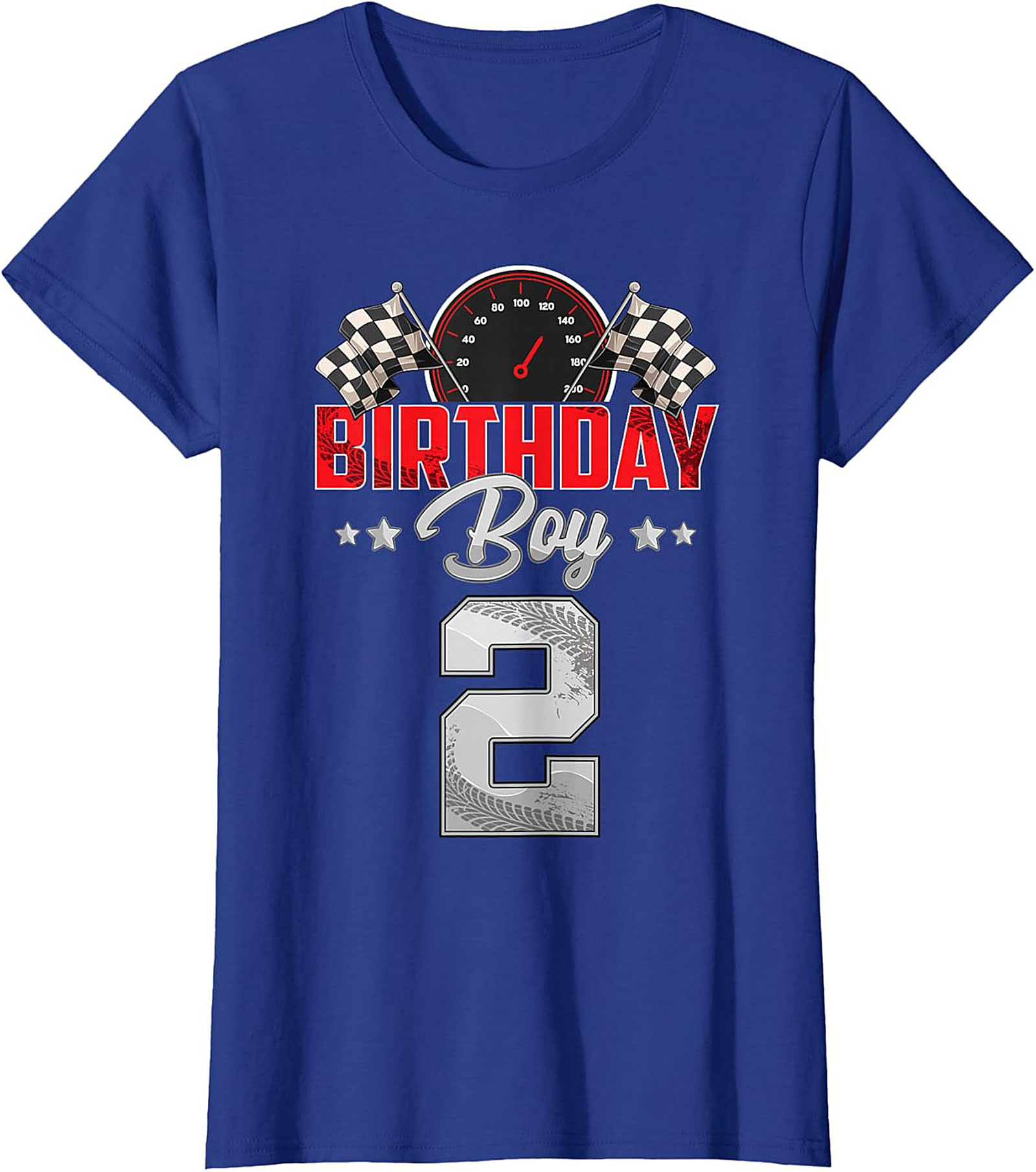 2nd Birthday Race Car T-Shirt - Birthday Boy Graphic Tee