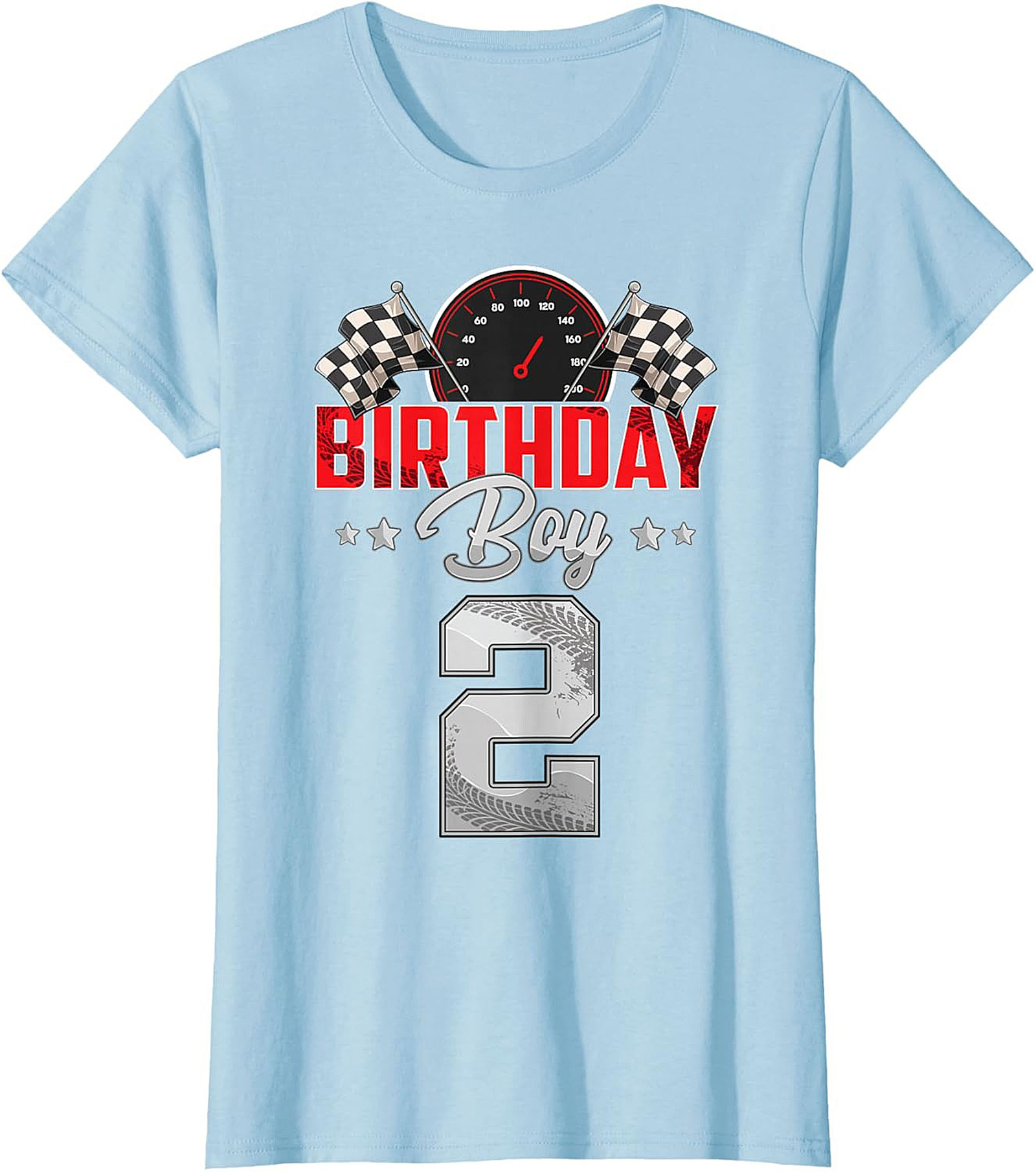 2nd Birthday Race Car T-Shirt - Birthday Boy Graphic Tee