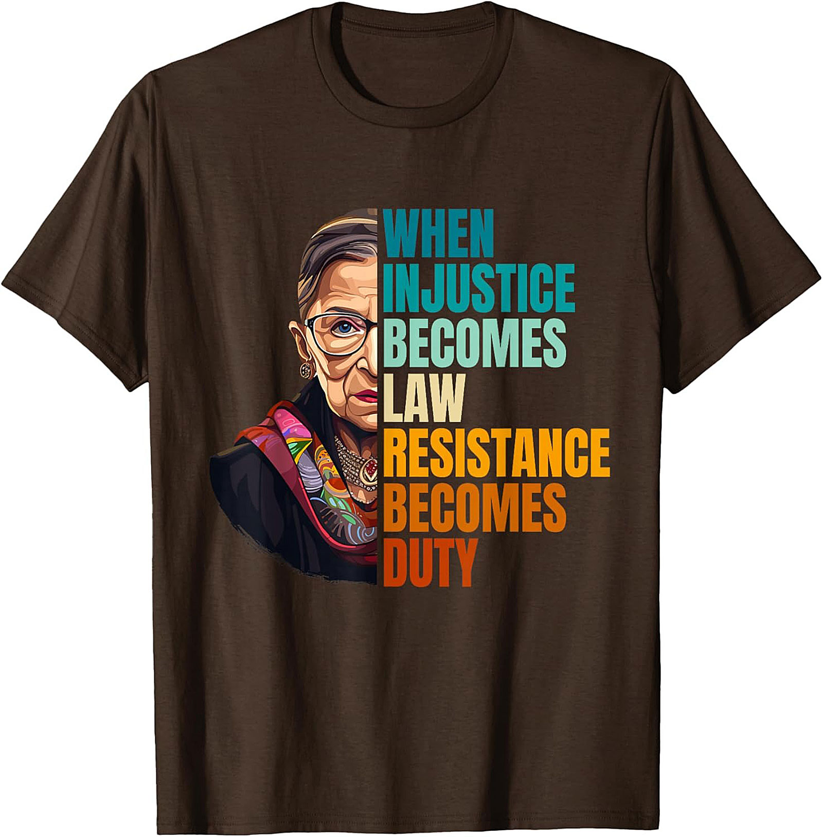 RBG T-shirt Resistance Becomes Duty Graphic Tee