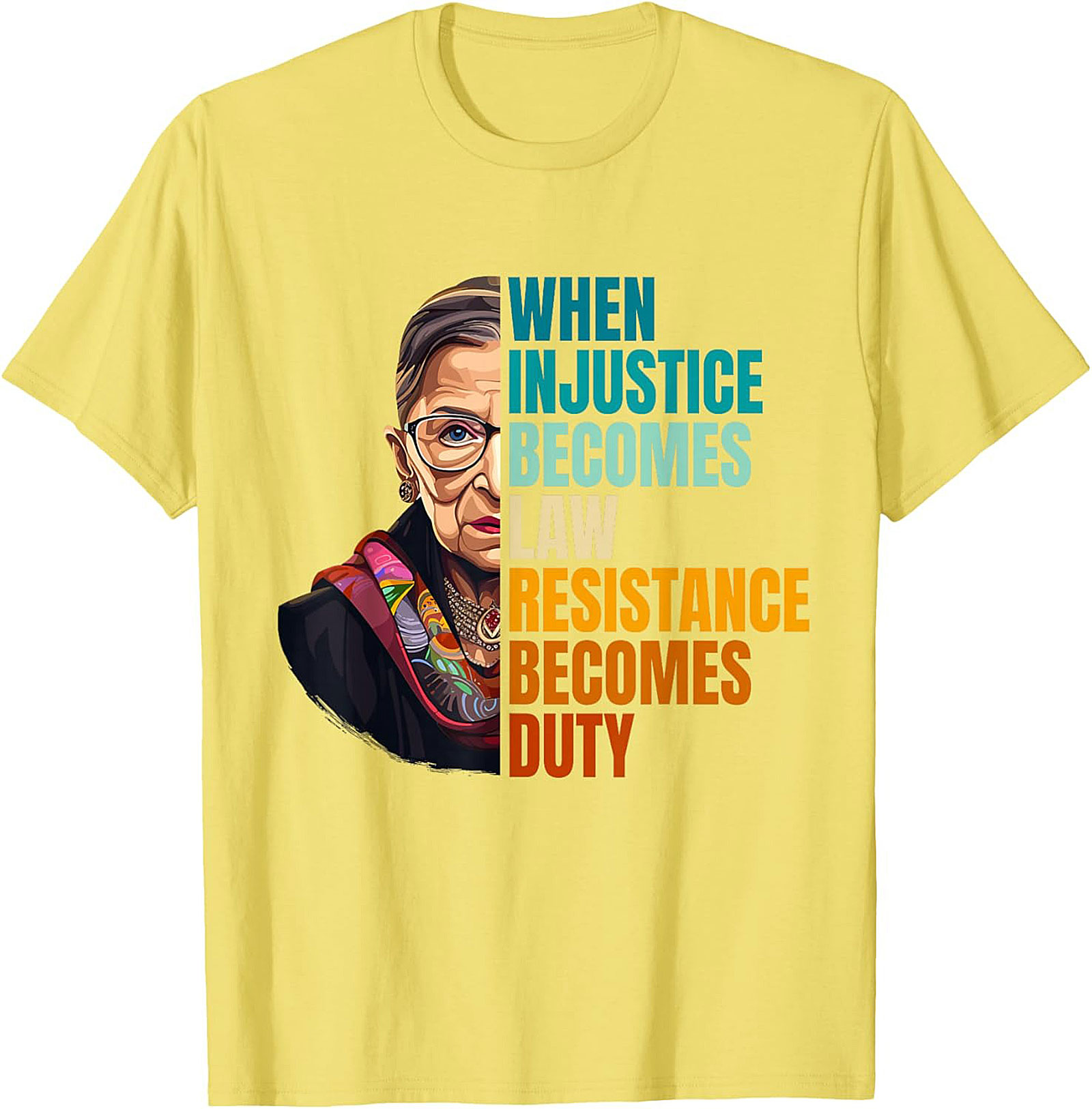 RBG T-shirt Resistance Becomes Duty Graphic Tee