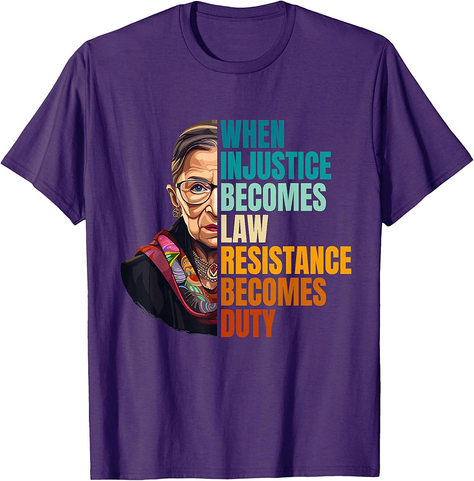 RBG T-shirt Resistance Becomes Duty Graphic Tee