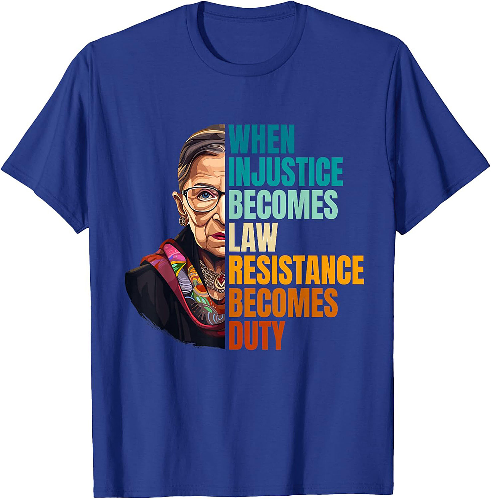 RBG T-shirt Resistance Becomes Duty Graphic Tee