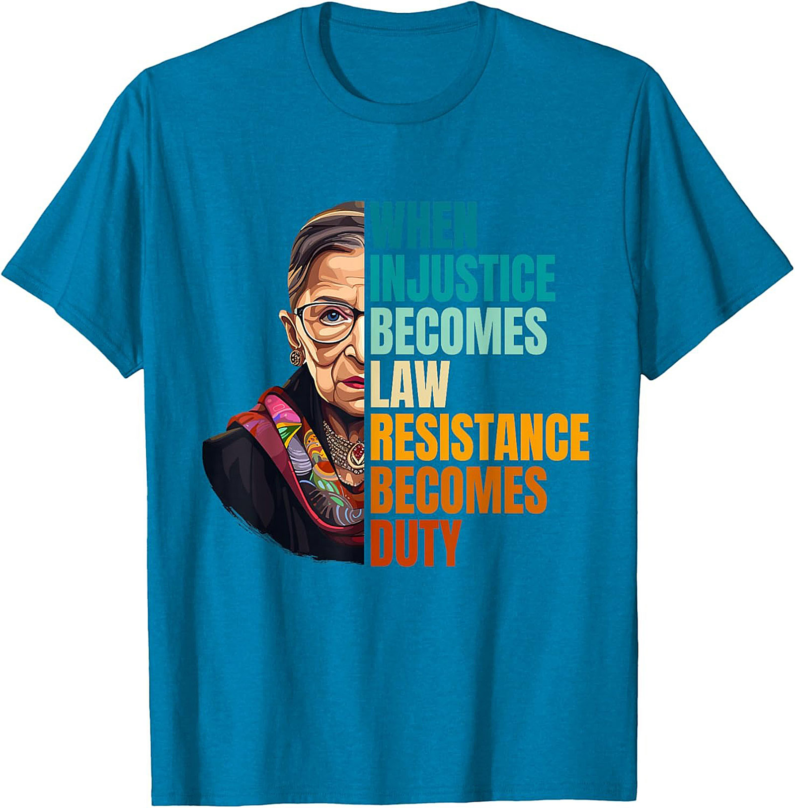RBG T-shirt Resistance Becomes Duty Graphic Tee