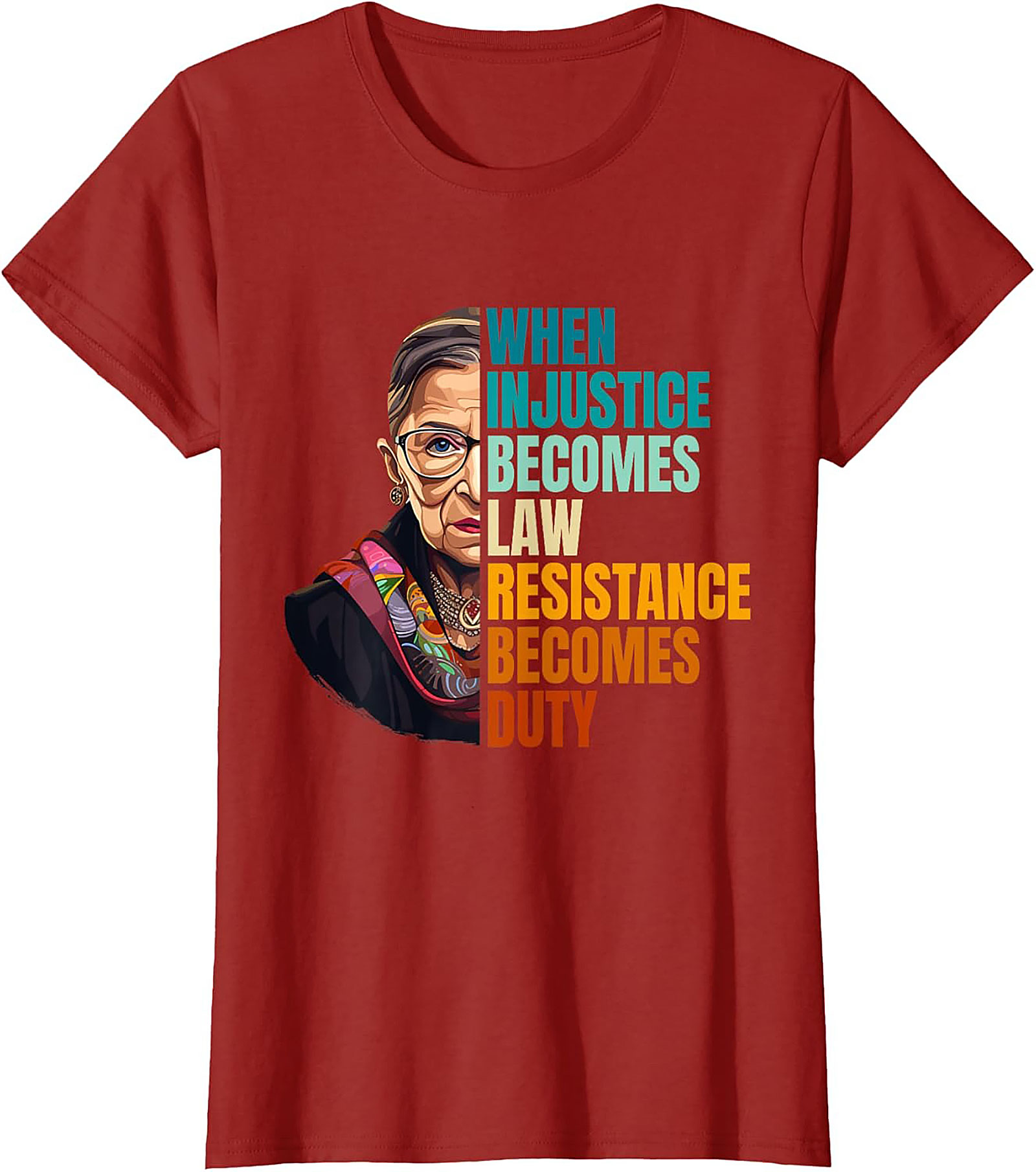 RBG T-shirt Resistance Becomes Duty Graphic Tee