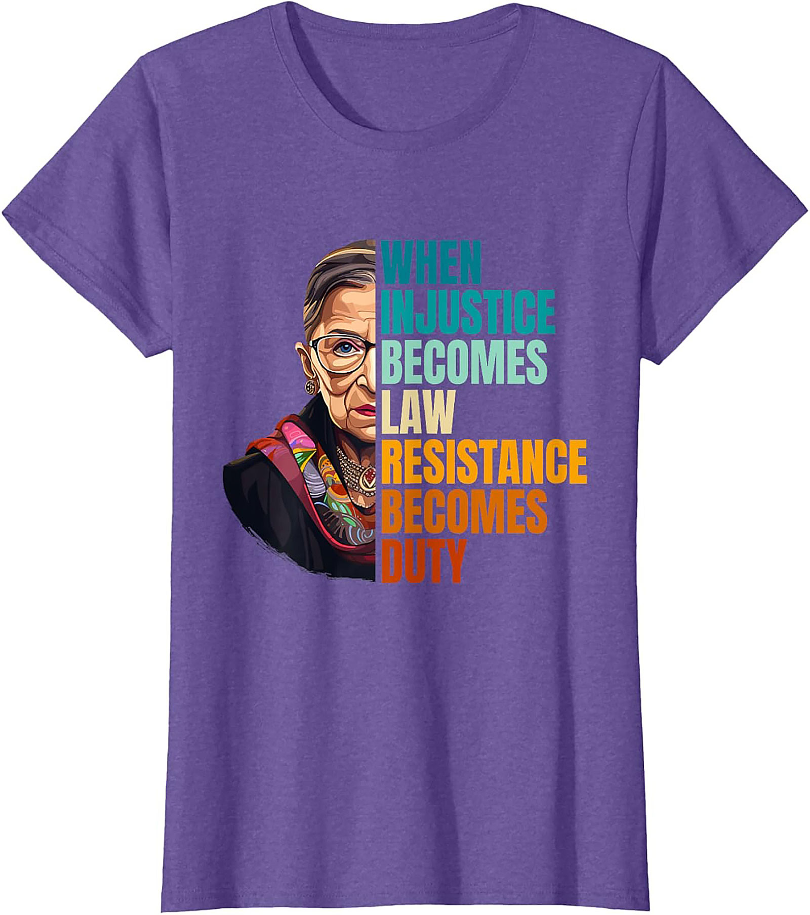 RBG T-shirt Resistance Becomes Duty Graphic Tee