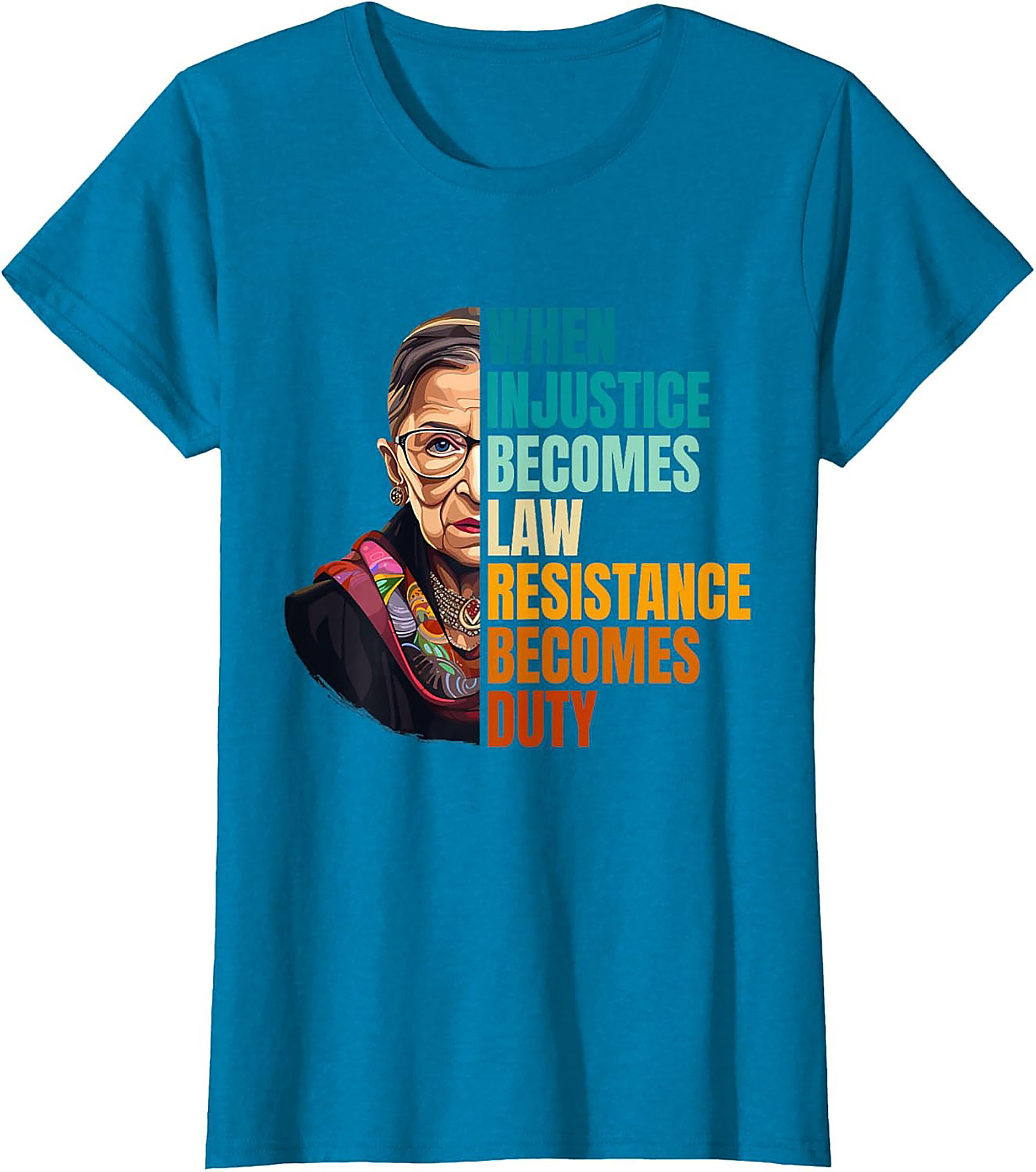 RBG T-shirt Resistance Becomes Duty Graphic Tee