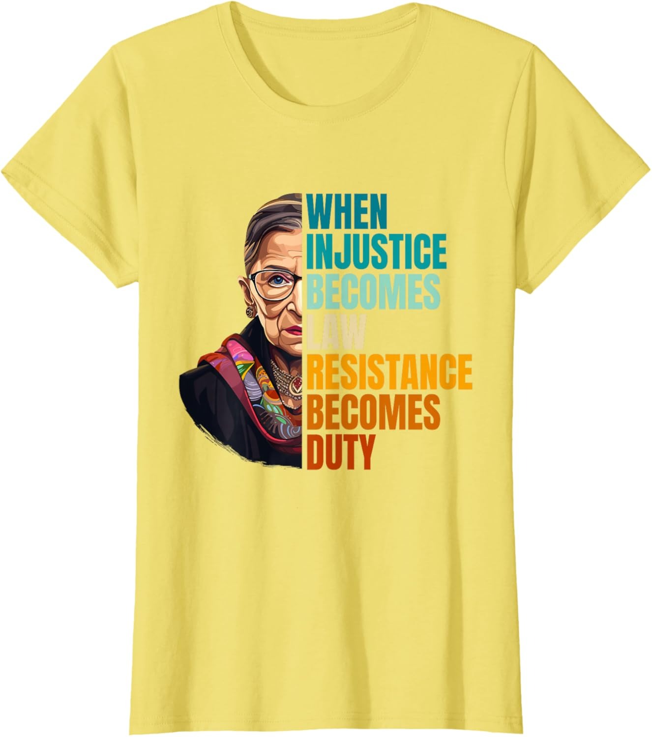 RBG T-shirt Resistance Becomes Duty Graphic Tee