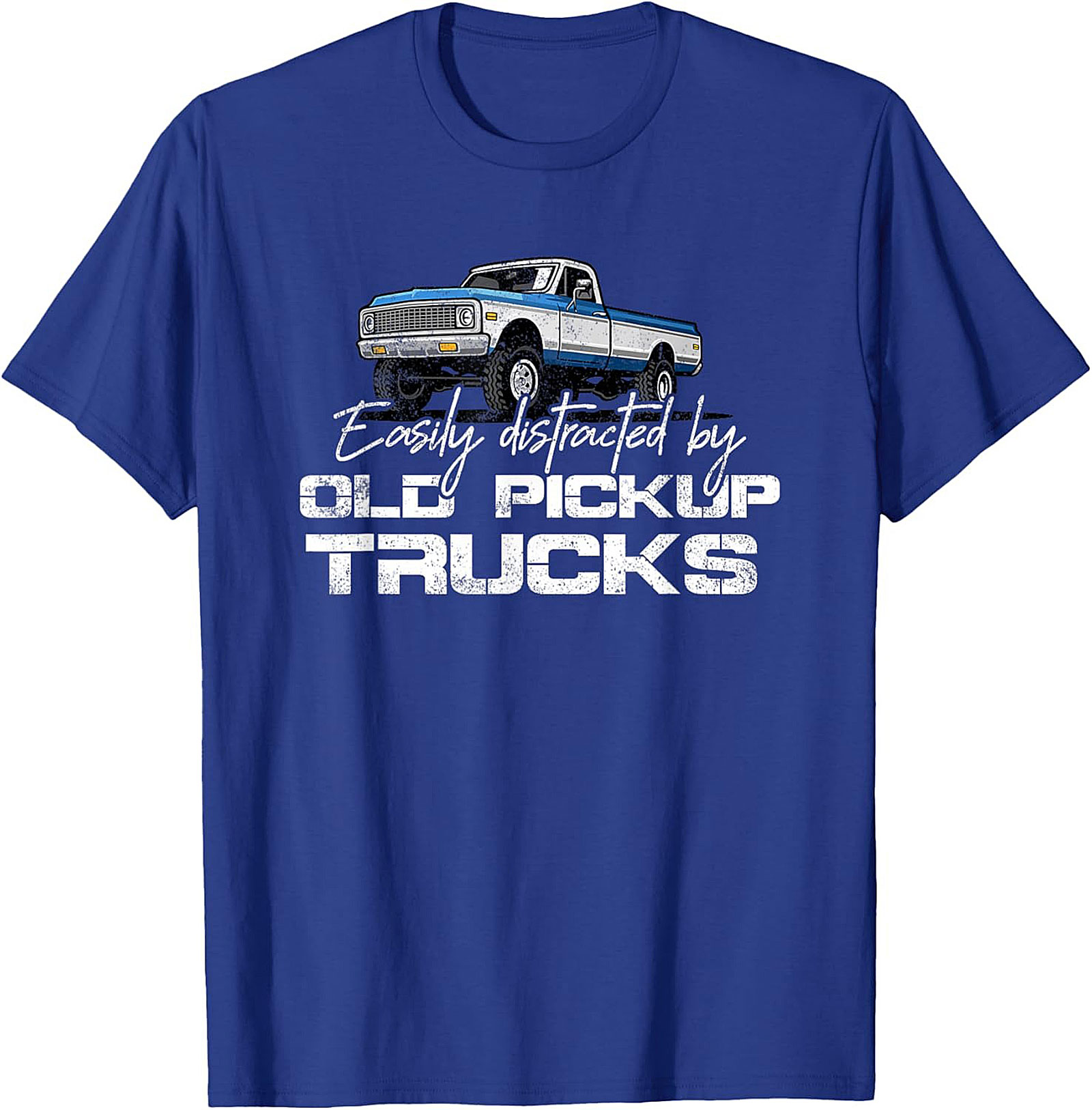 Easily Distracted By Old Pickup Trucks T-shirt | Vintage Truck Graphic Tee