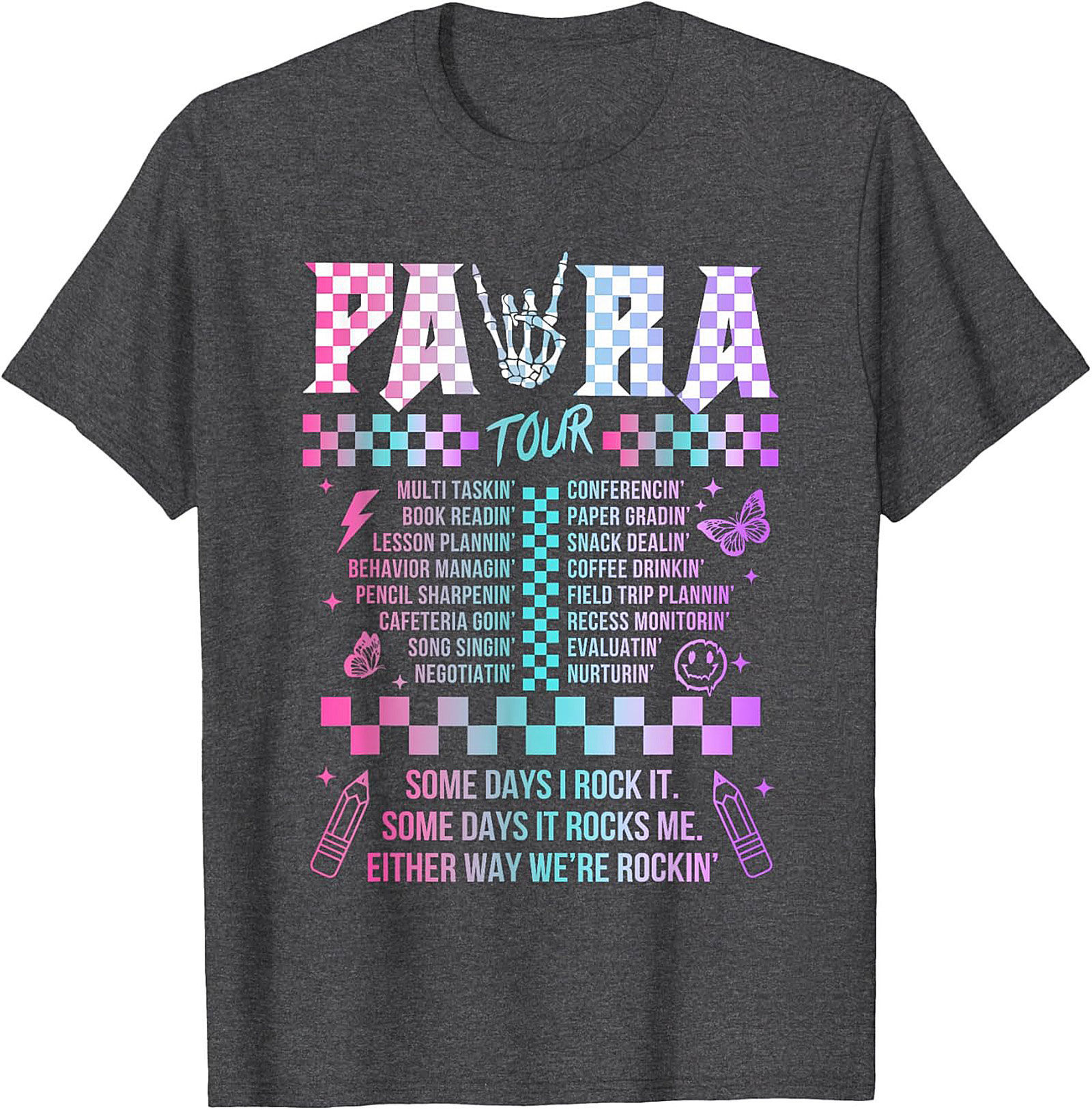 Para Tour T-Shirt Funny Paraprofessional Graphic Tee
