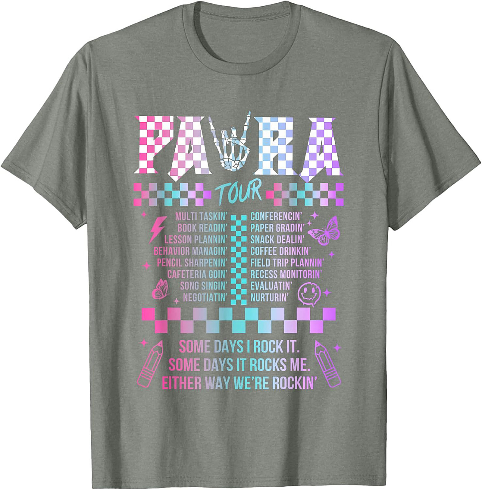Para Tour T-Shirt Funny Paraprofessional Graphic Tee