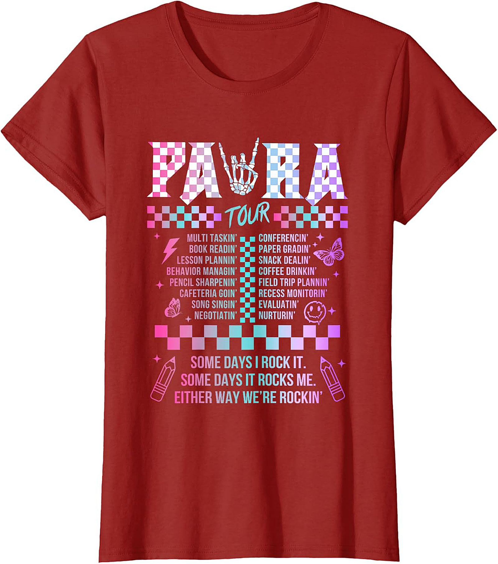 Para Tour T-Shirt Funny Paraprofessional Graphic Tee