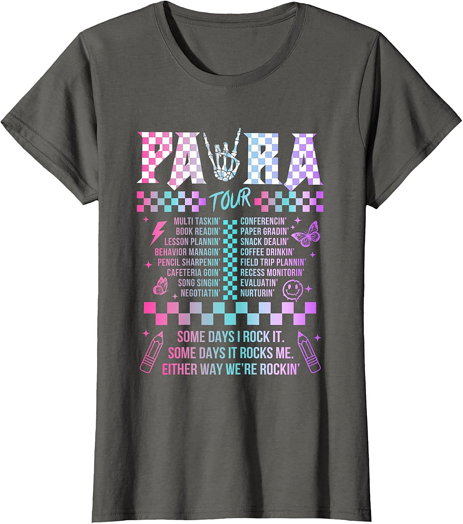 Para Tour T-Shirt Funny Paraprofessional Graphic Tee